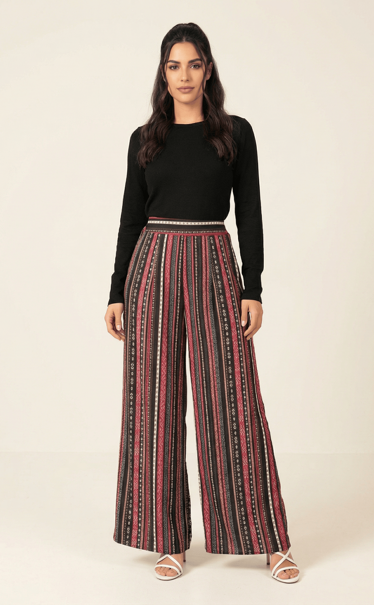 Tribal Print palazzo pants Kabayare