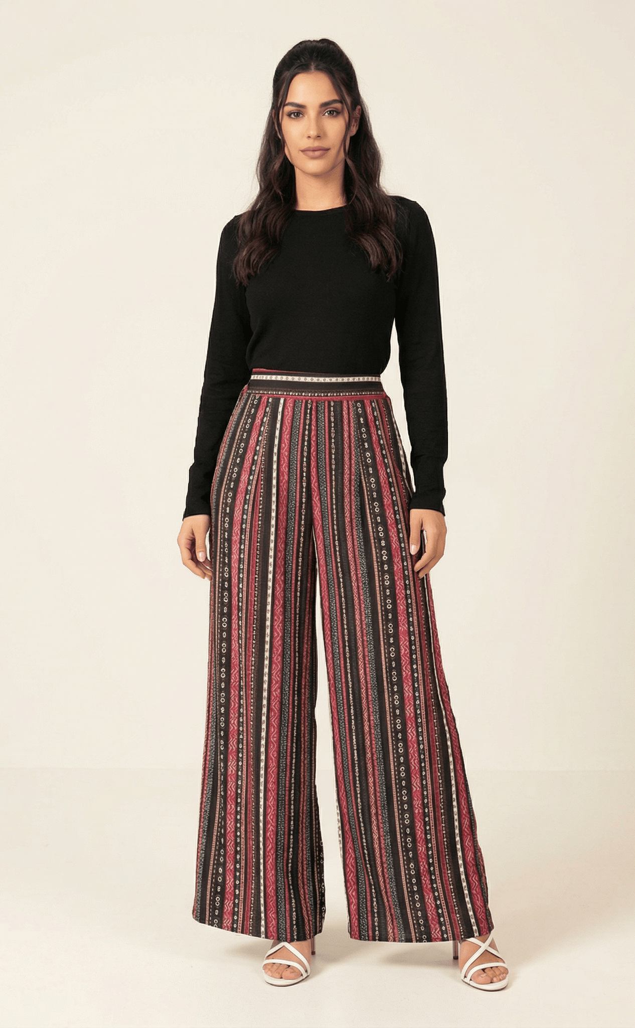 Tribal Print palazzo pants Kabayare