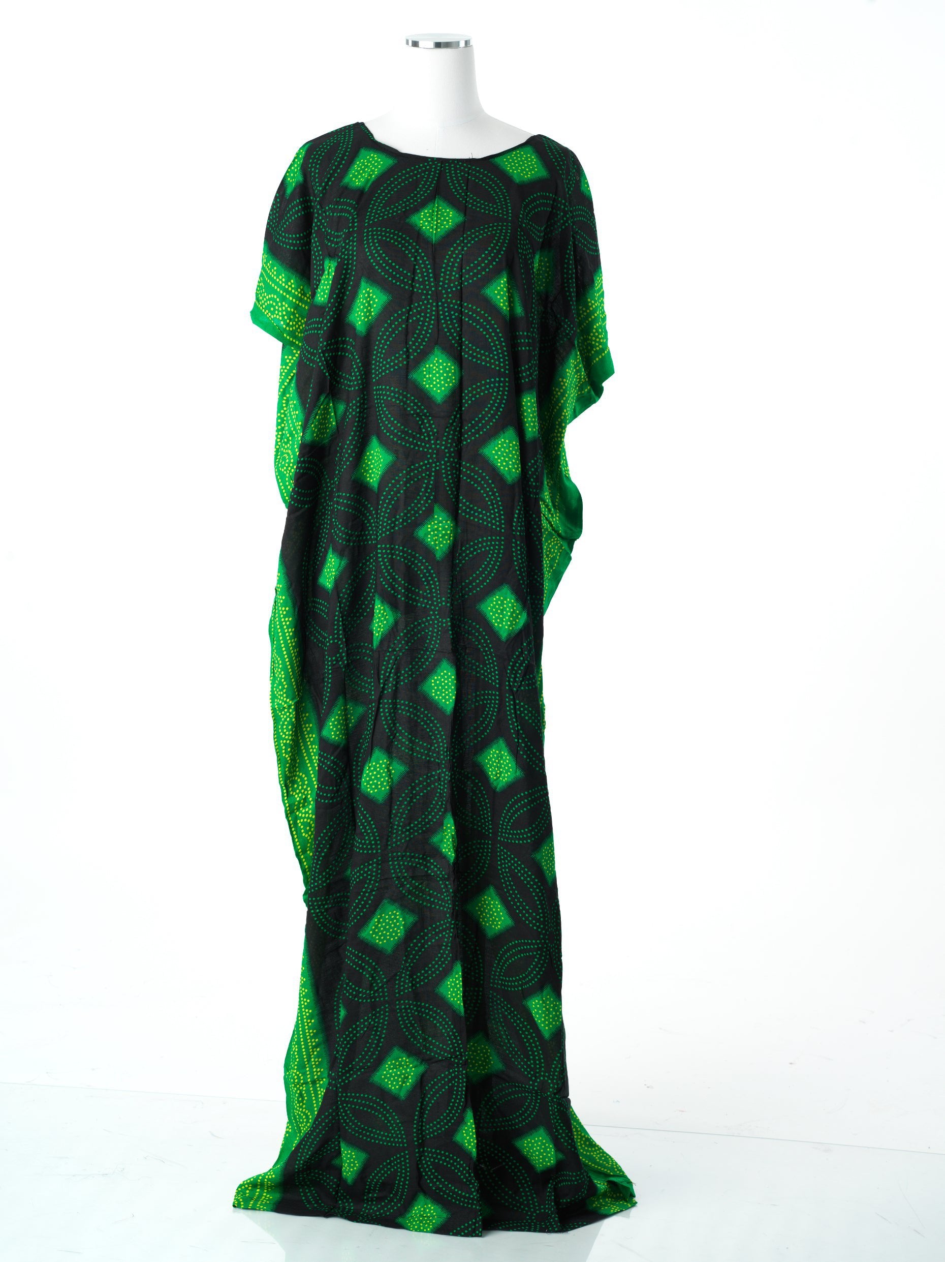 Tuma print bati dress Kabayare