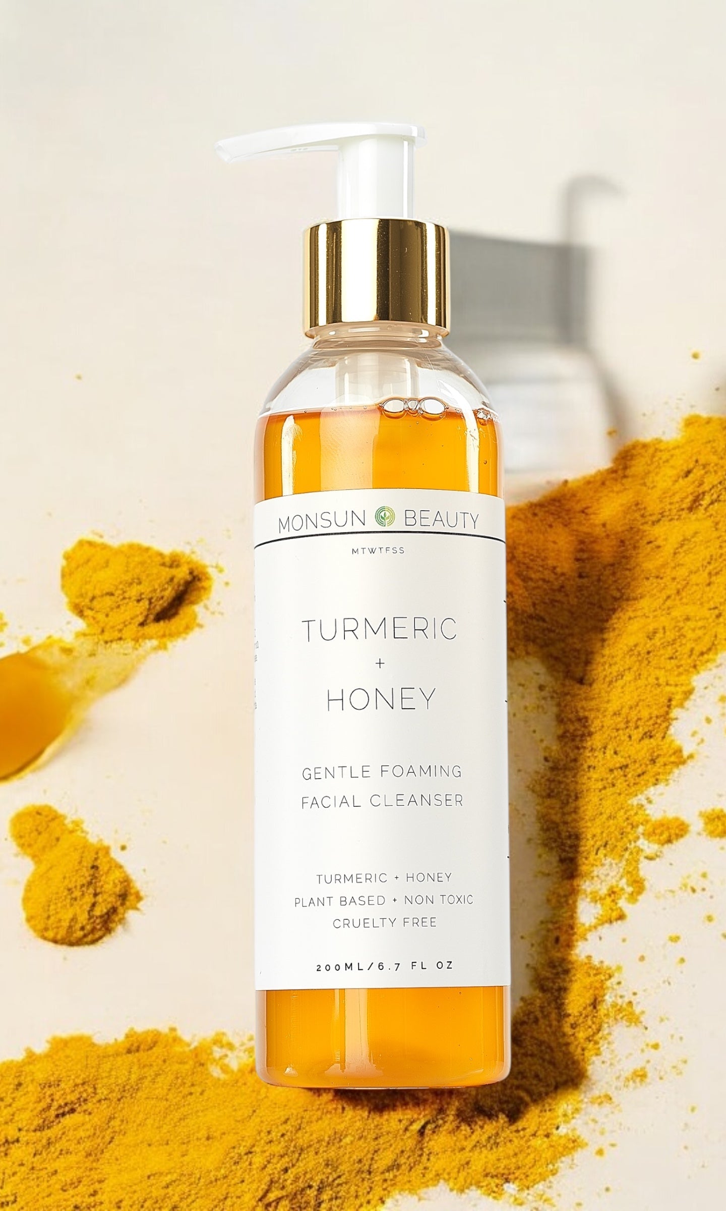 Turmeric and Honey facial Cleanser Monsun Beauty