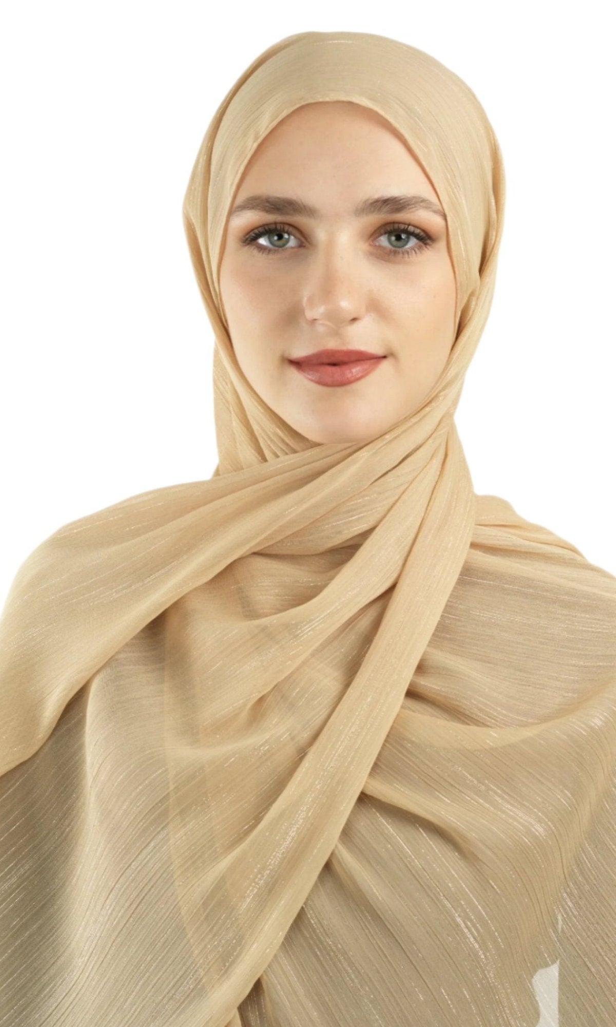 vanilla Lovely dana shimmer Chiffon hijab Kabayare