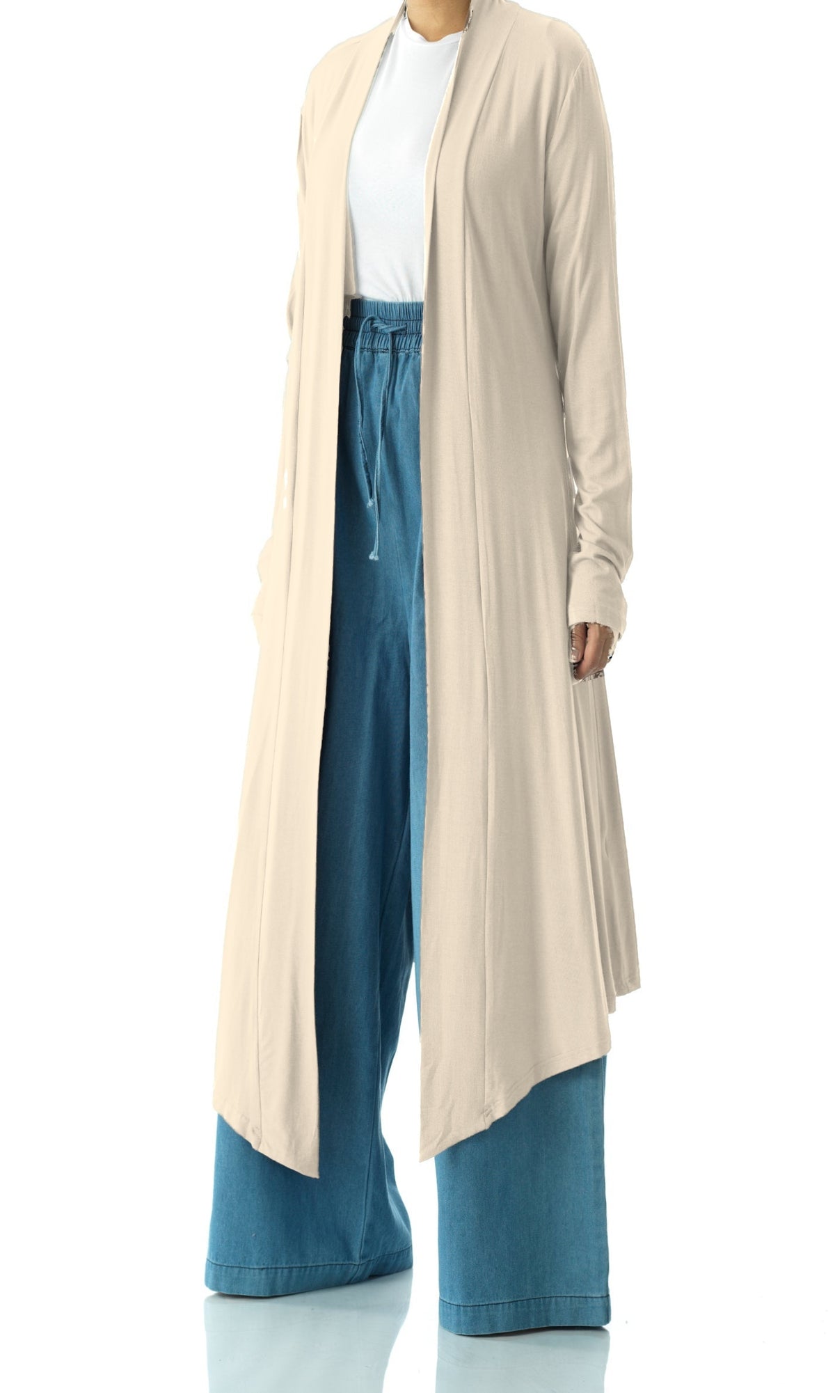 Vanilla Super Soft Amira Jersey Cardigan Kabayare