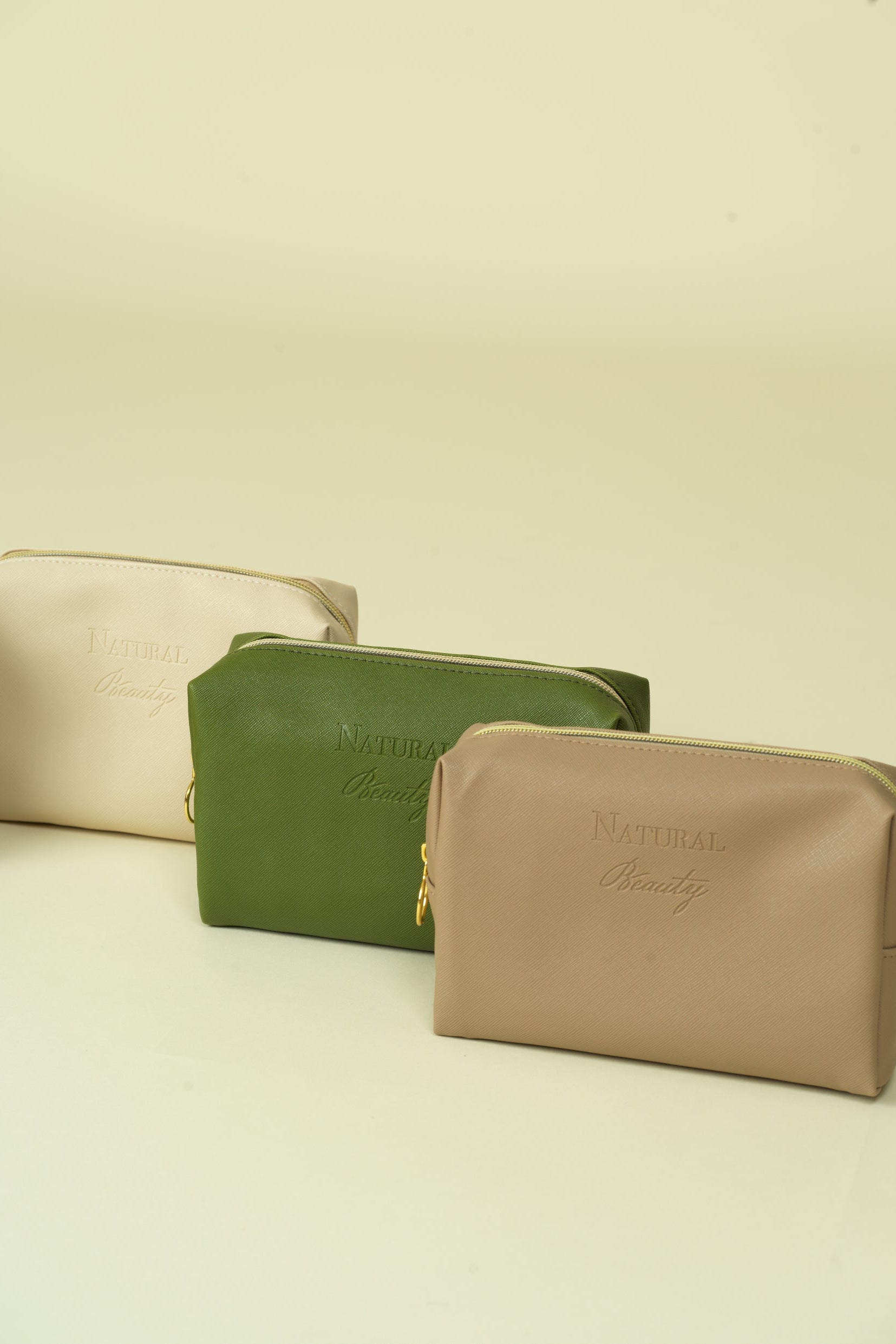 Vegan PU Leather Cosmetic mini travel Bag Monsun Beauty