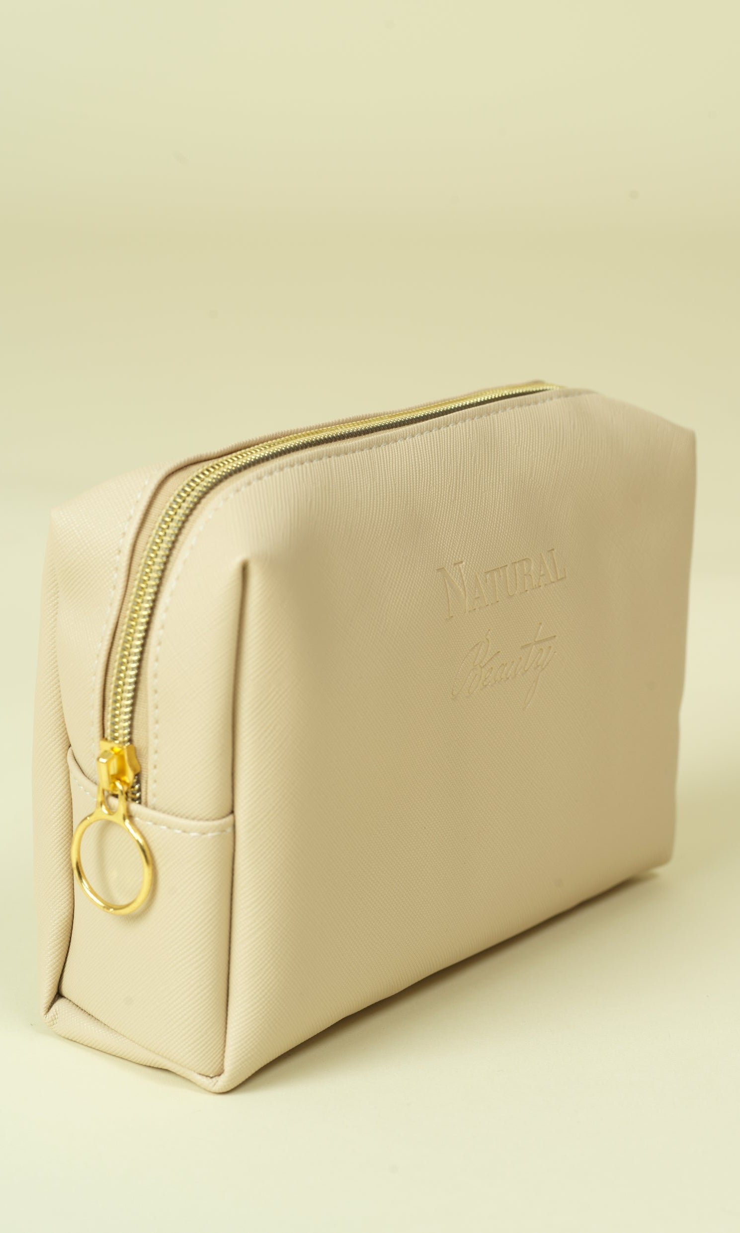 Vegan PU Leather Cosmetic mini travel Bag Monsun Beauty