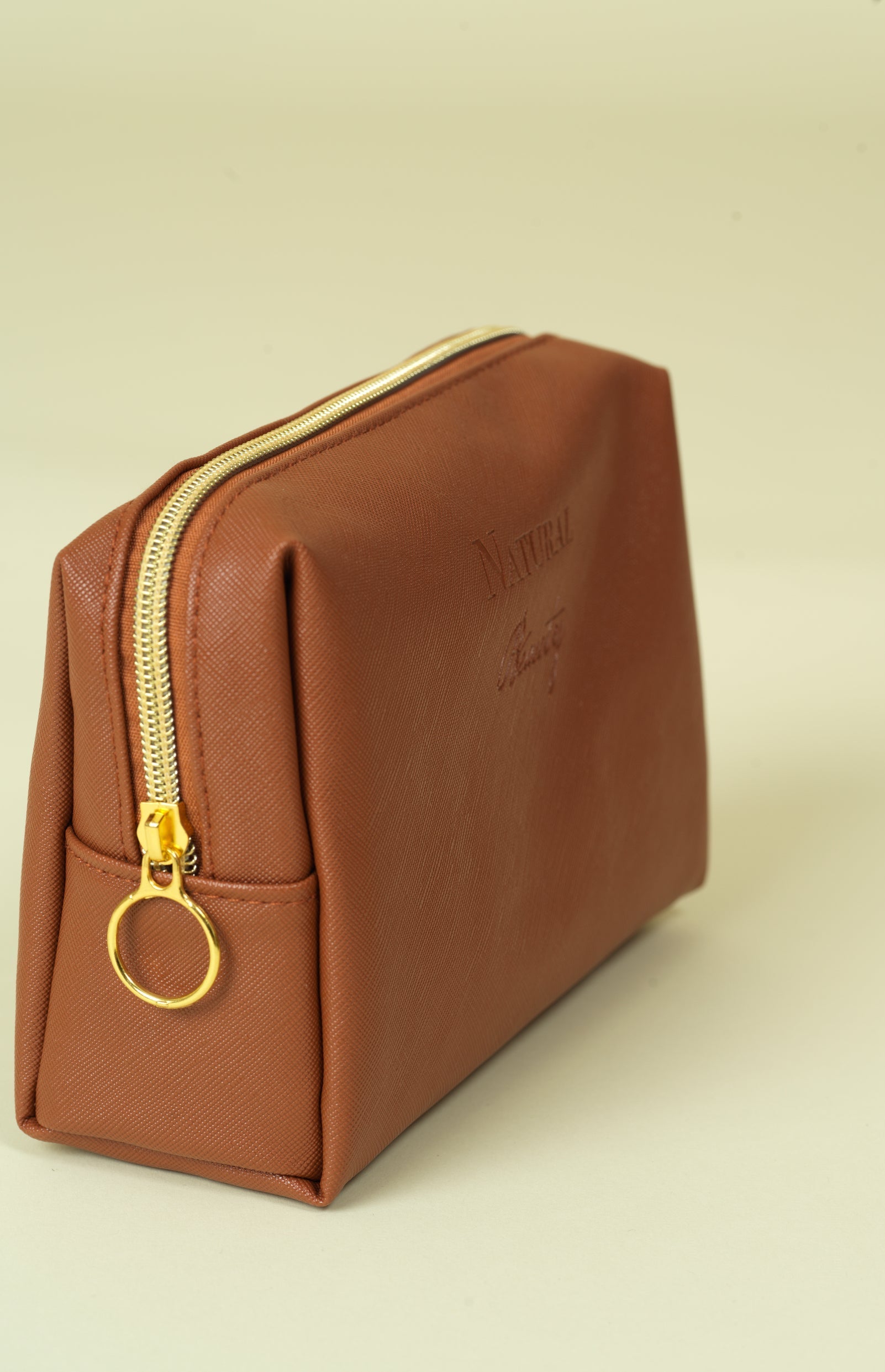 Vegan PU Leather Cosmetic mini travel Bag Monsun Beauty