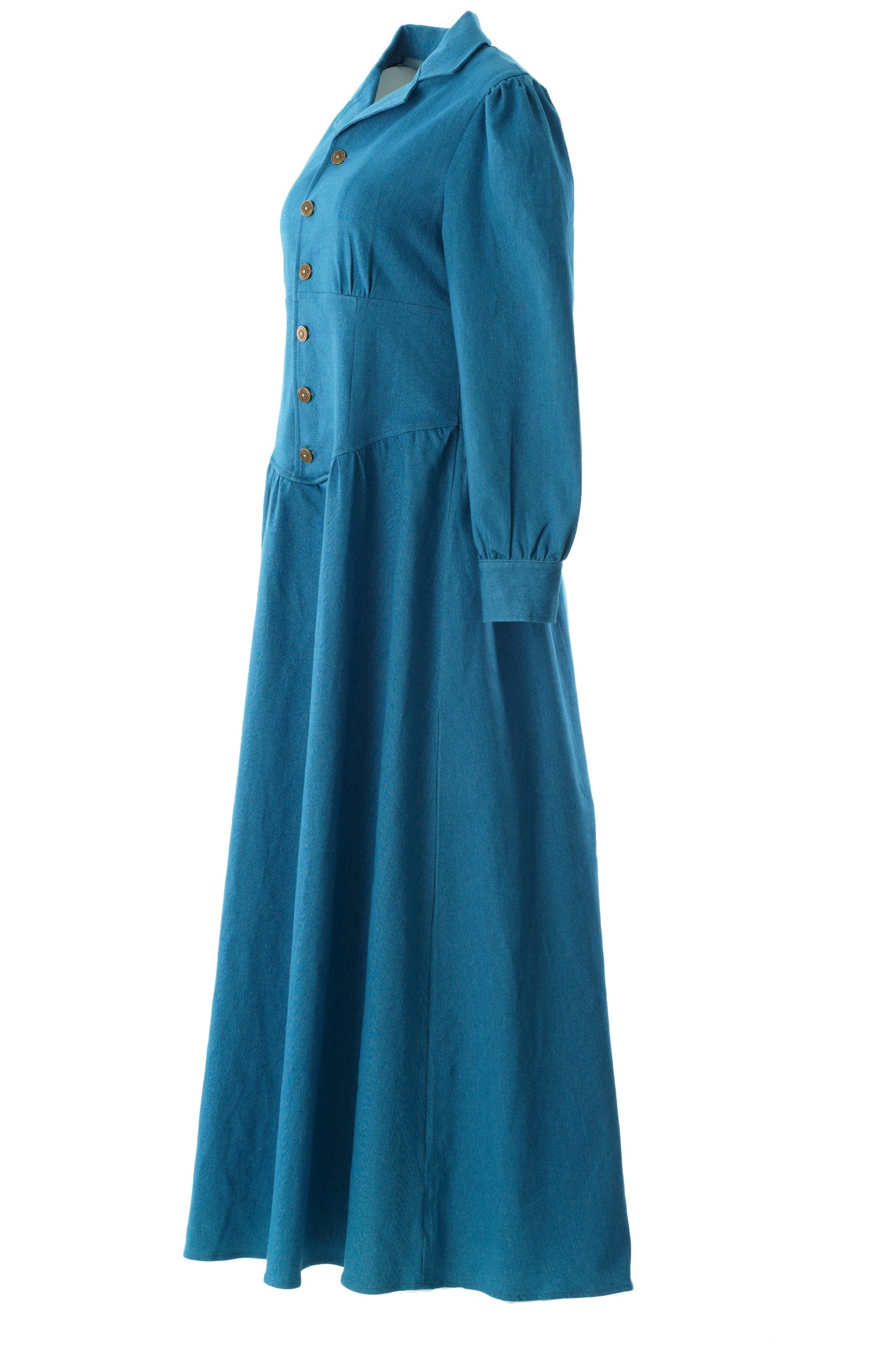 Vintage moments denim maxi dress Kabayare