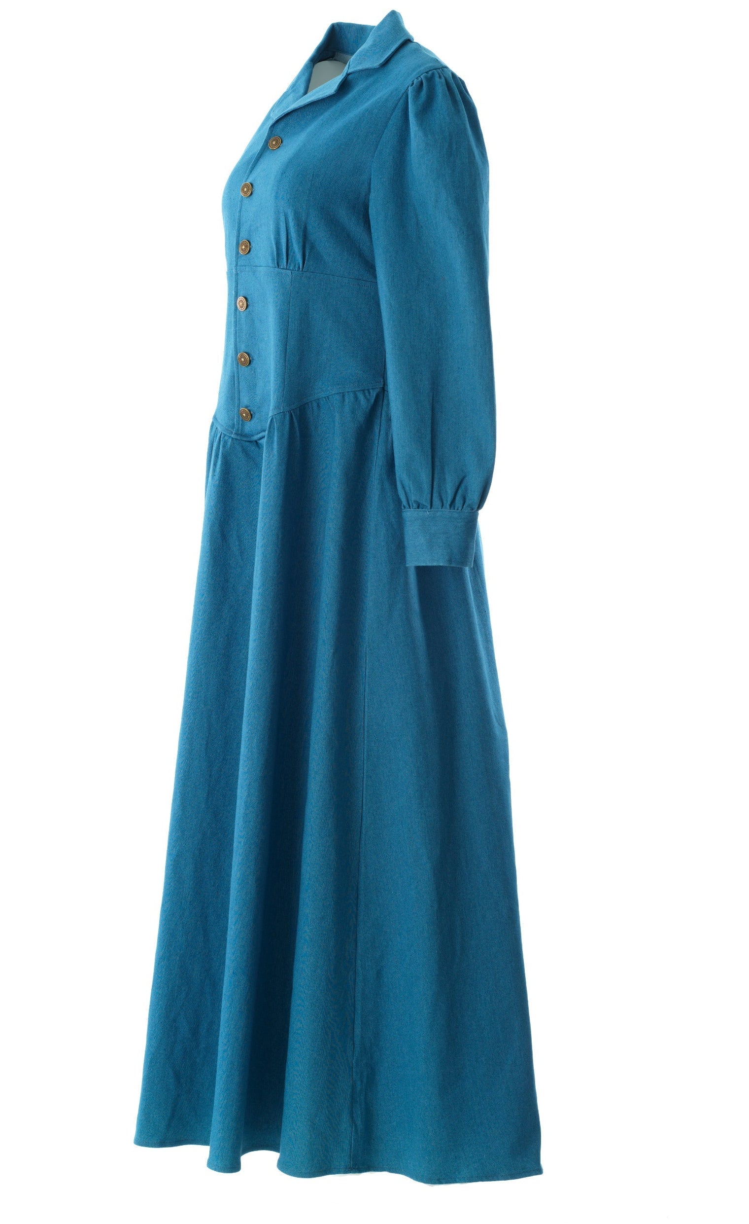 Vintage moments denim maxi dress Kabayare