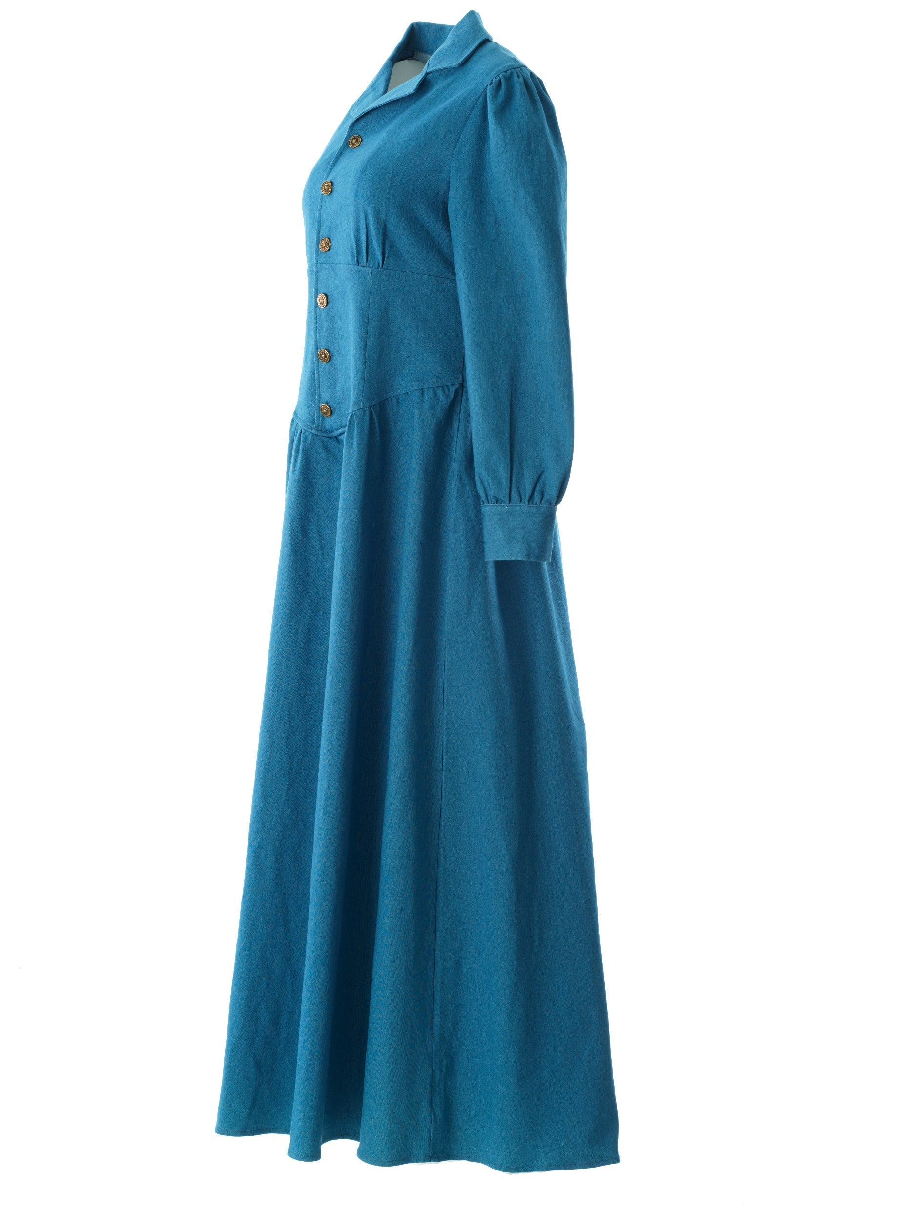 Vintage moments denim maxi dress Kabayare