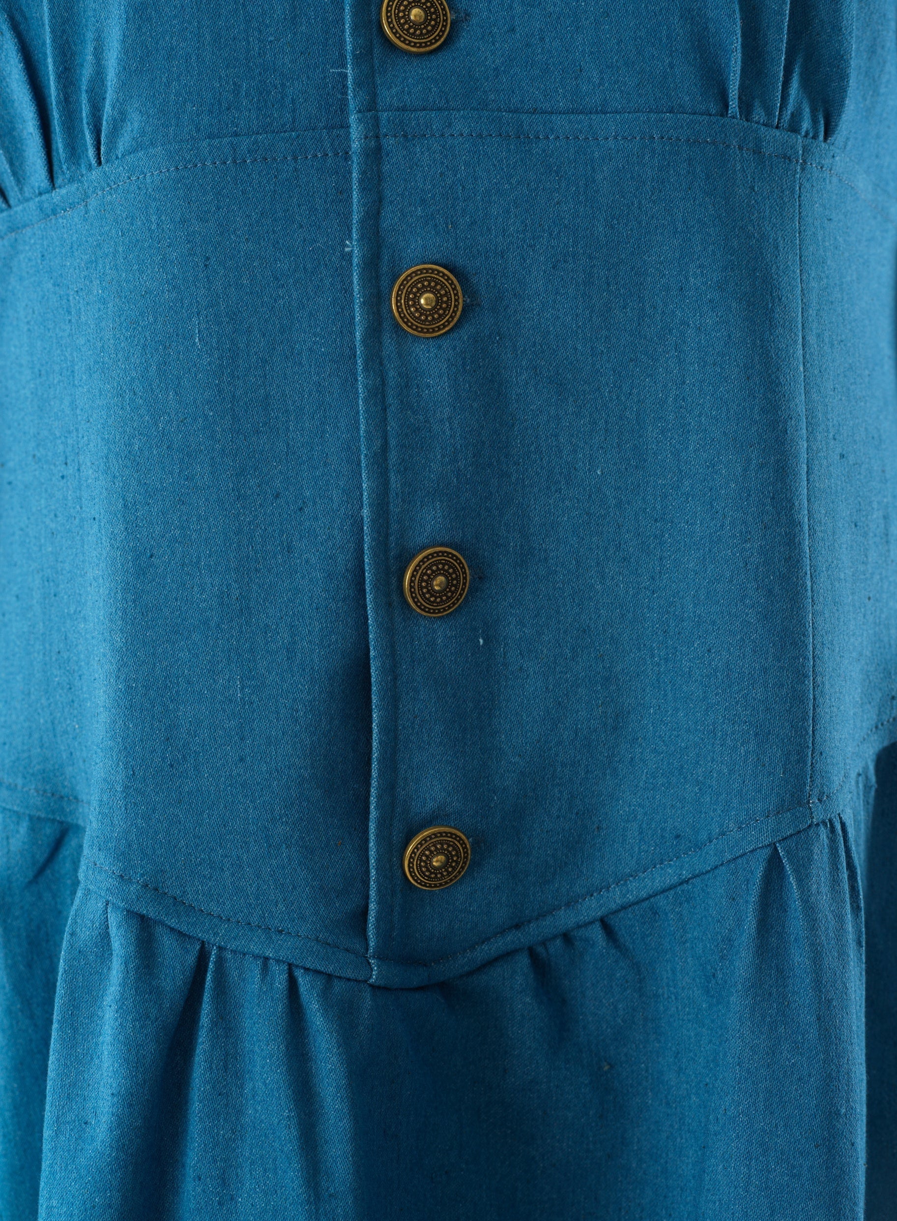 Vintage moments denim maxi dress Kabayare