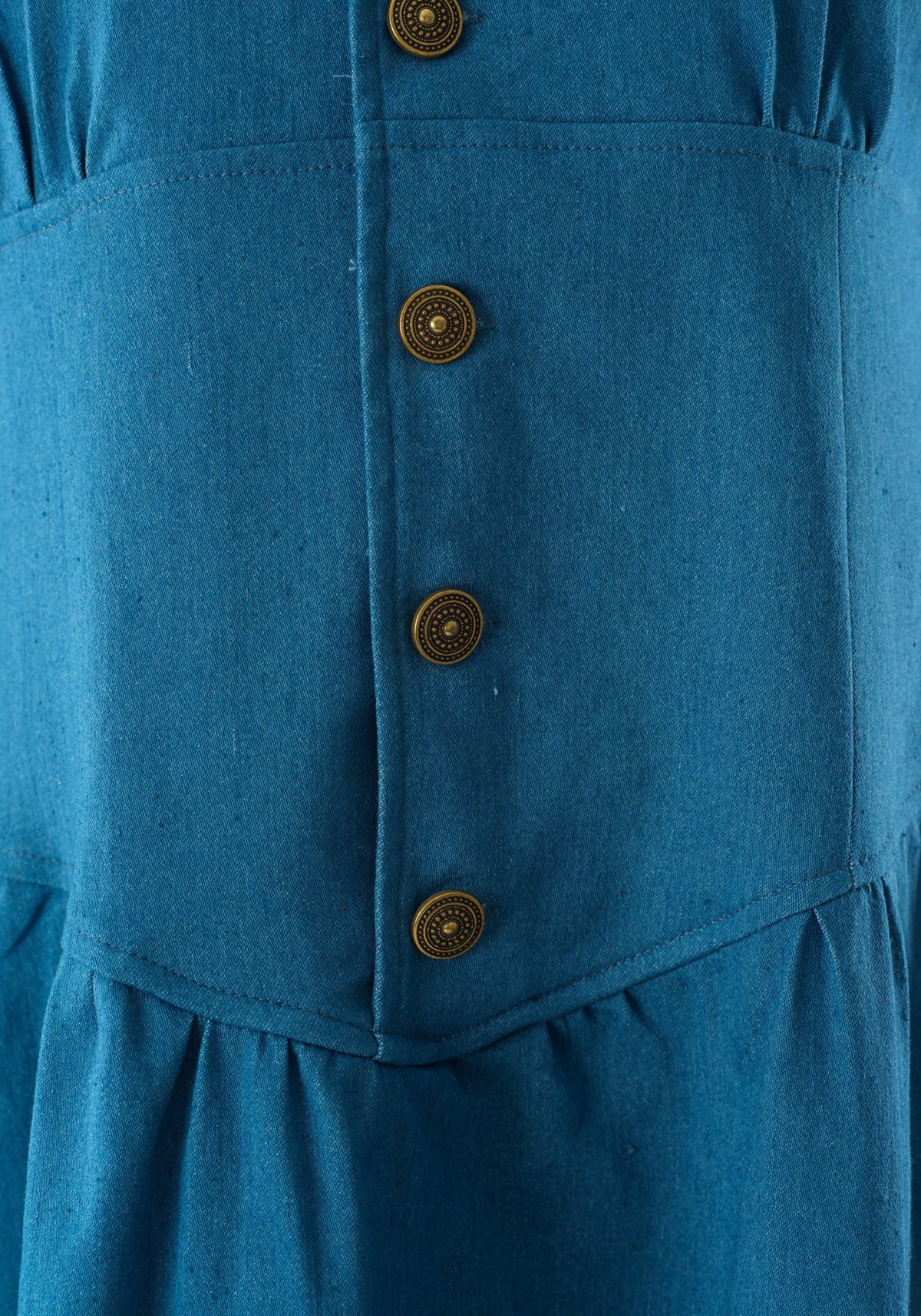 Vintage moments denim maxi dress Kabayare