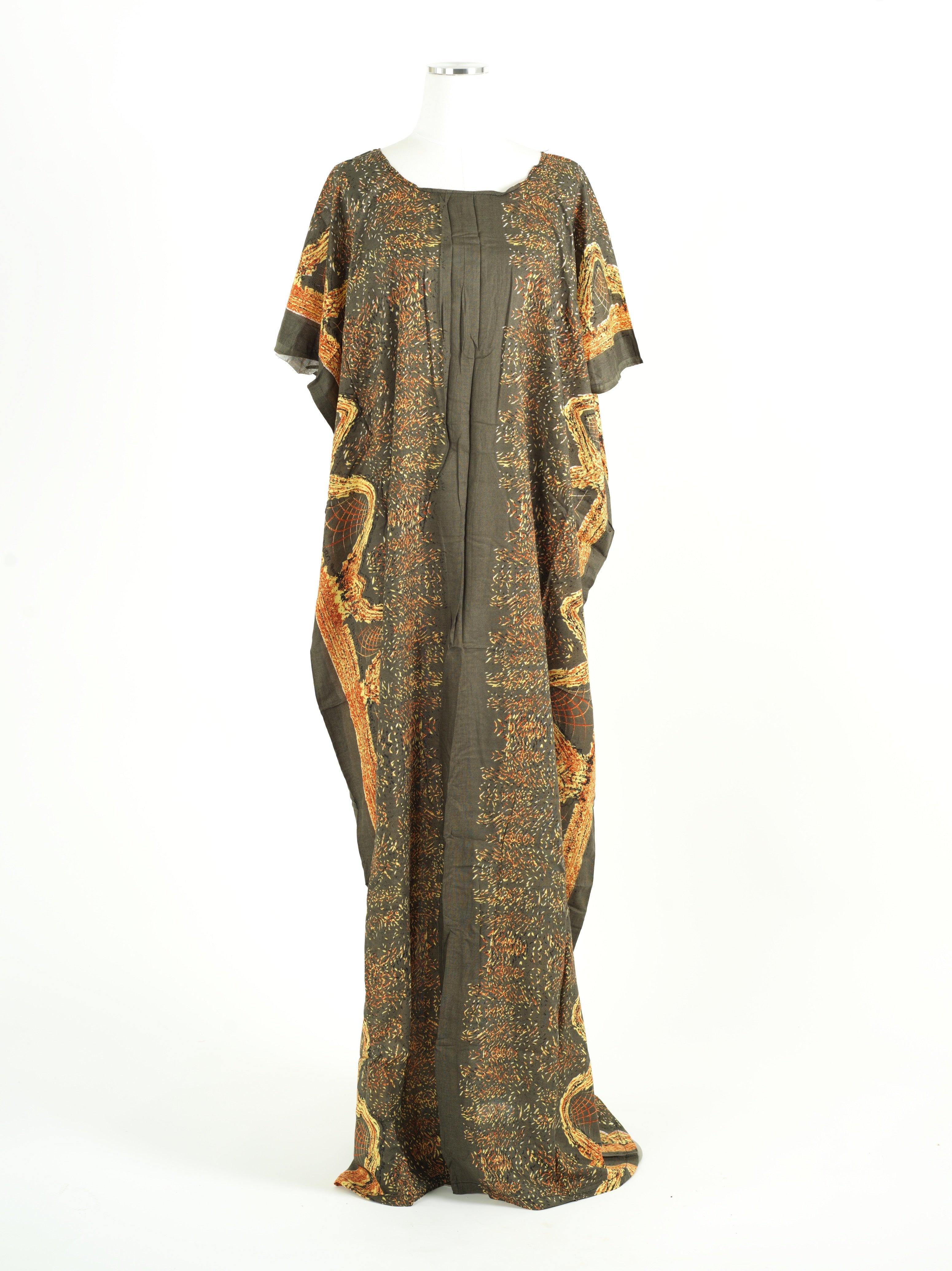 xusna print bati dress Kabayare