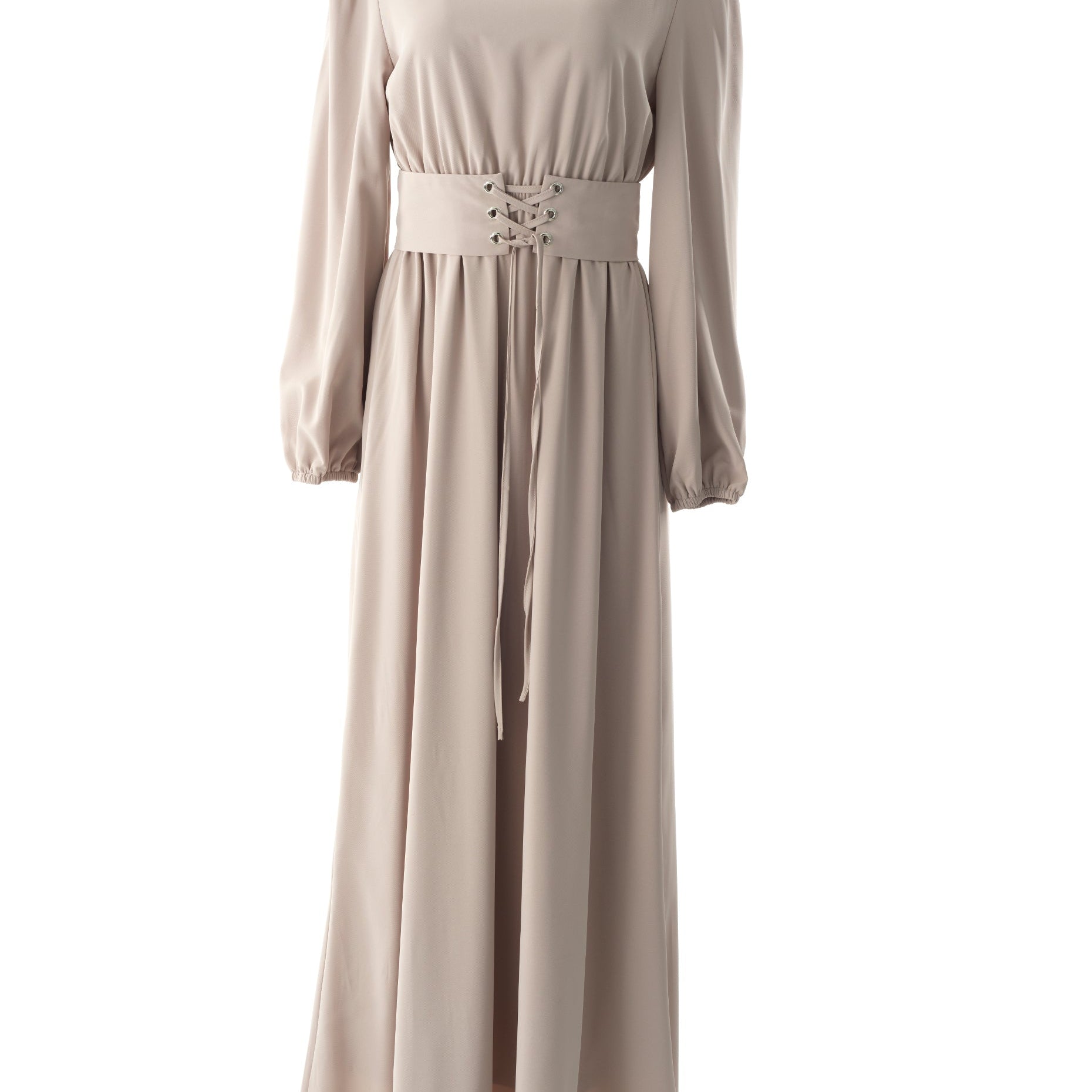 Yusra Elegant Edgy Maxi Dress Kabayare