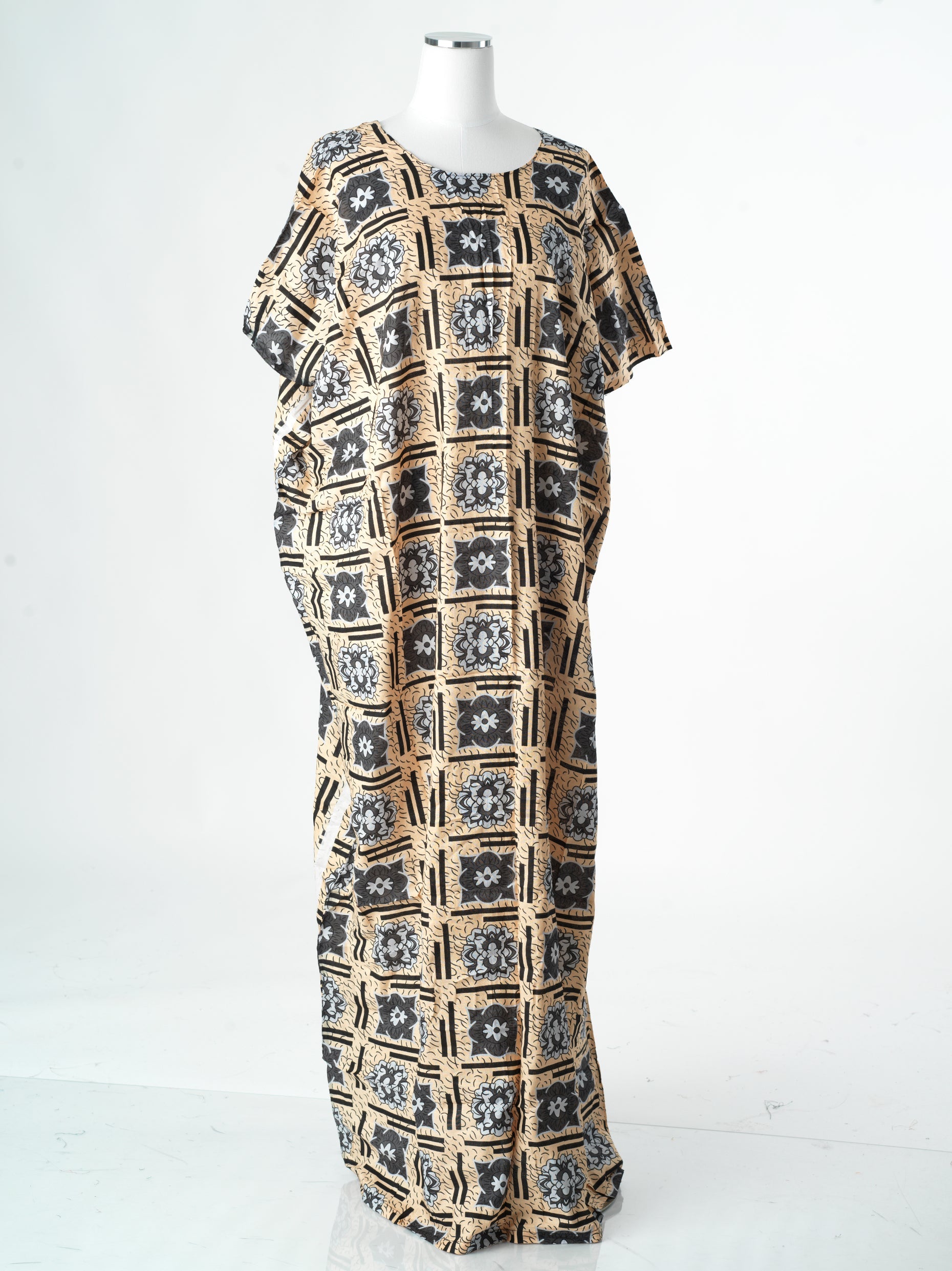 Zahira print bati dress Kabayare