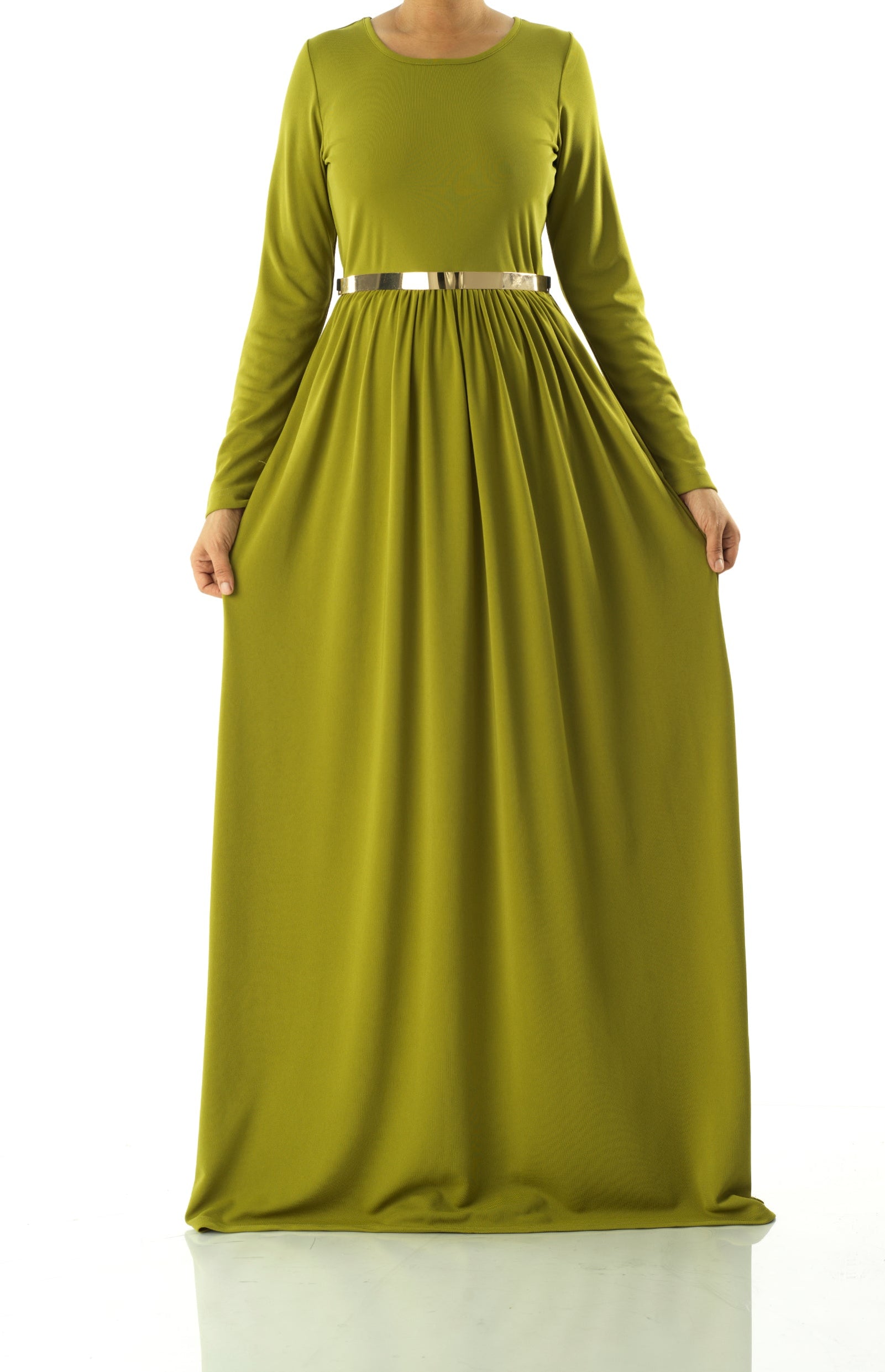Zaytoon original Milk Silk Maxi Dress Kabayare
