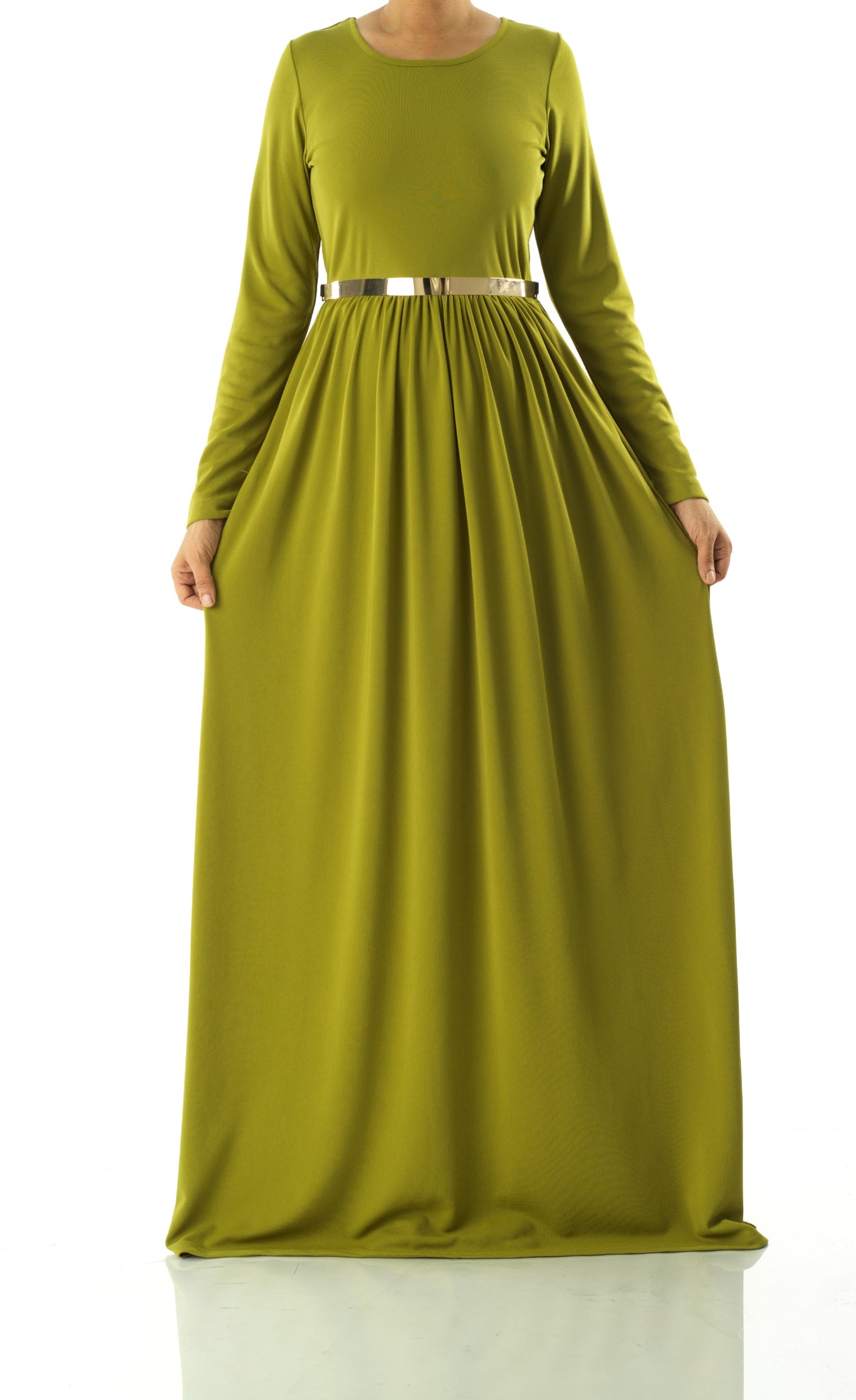Zaytoon original Milk Silk Maxi Dress Kabayare