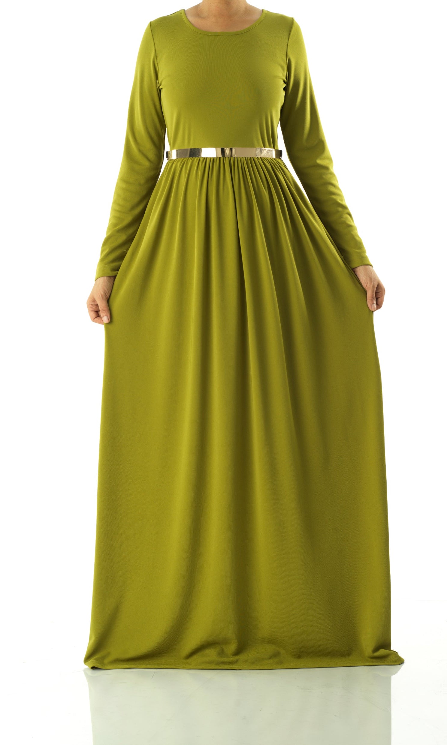 Zaytoon original Milk Silk Maxi Dress Kabayare