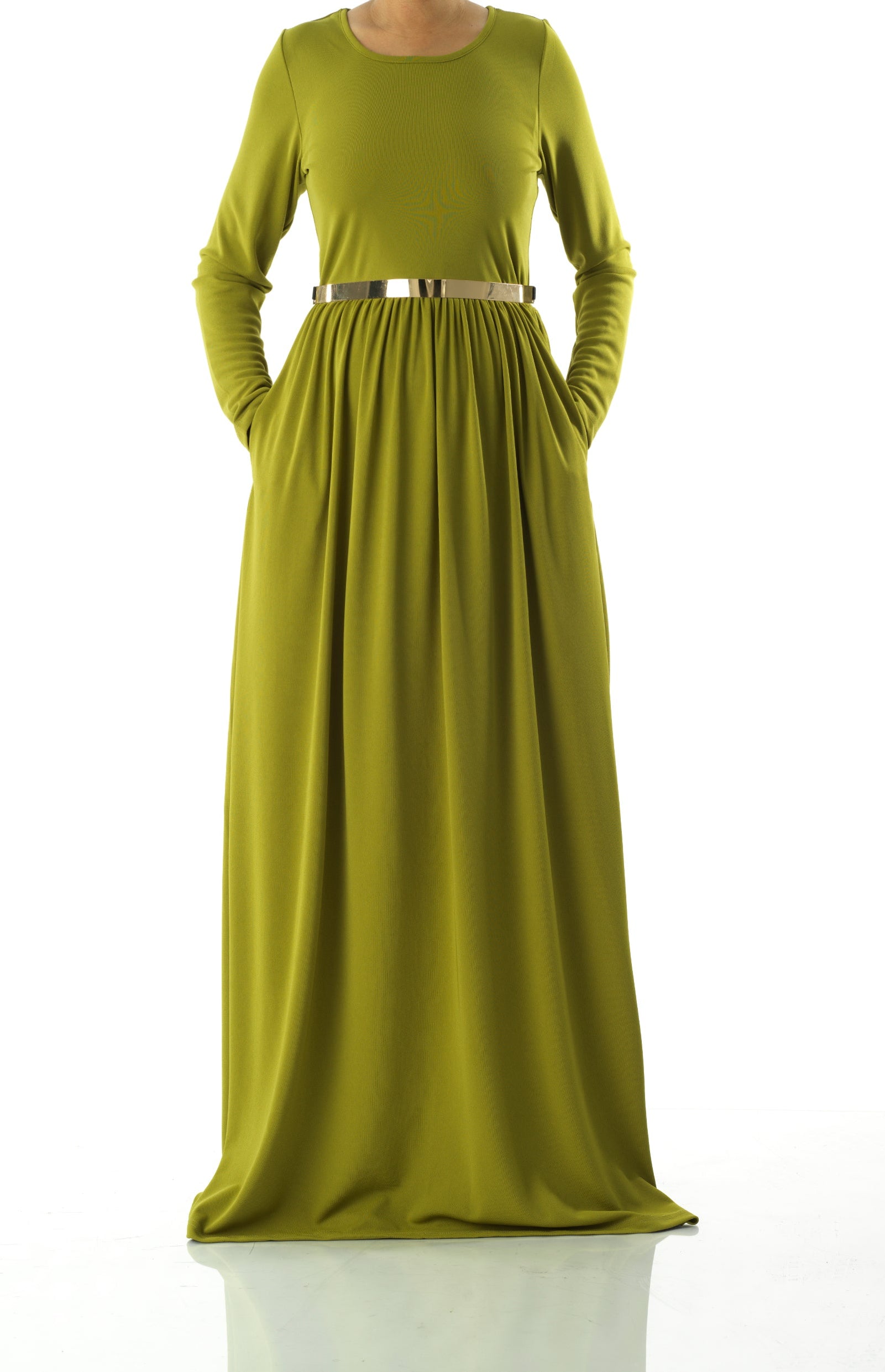 Zaytoon original Milk Silk Maxi Dress Kabayare