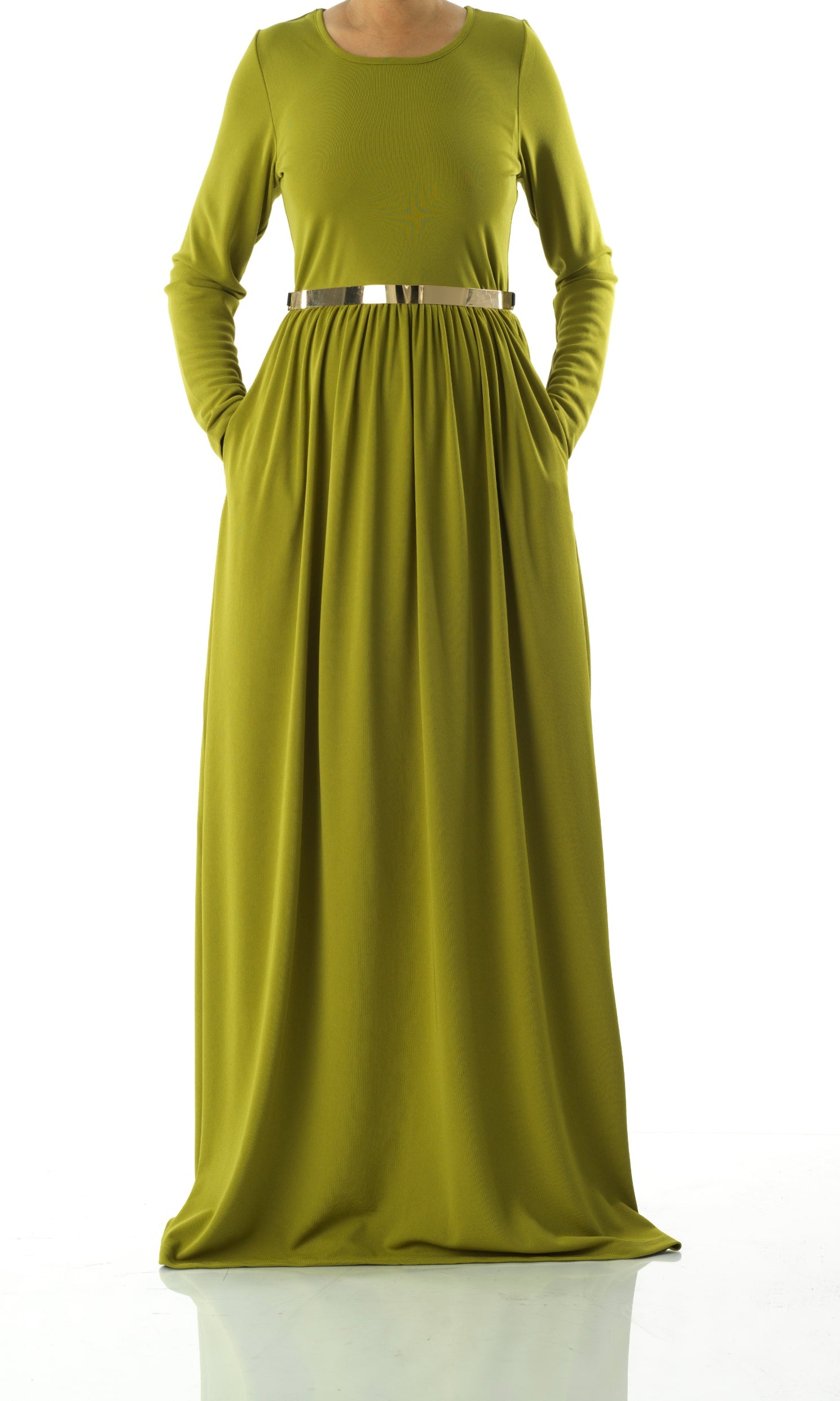 Zaytoon original Milk Silk Maxi Dress Kabayare