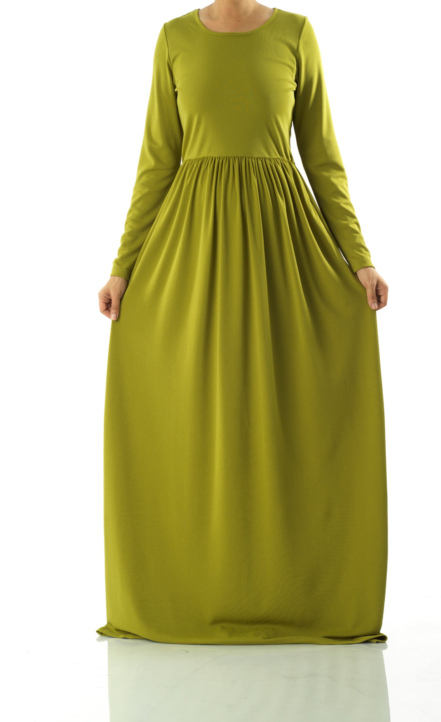 Zaytoon original Milk Silk Maxi Dress Kabayare