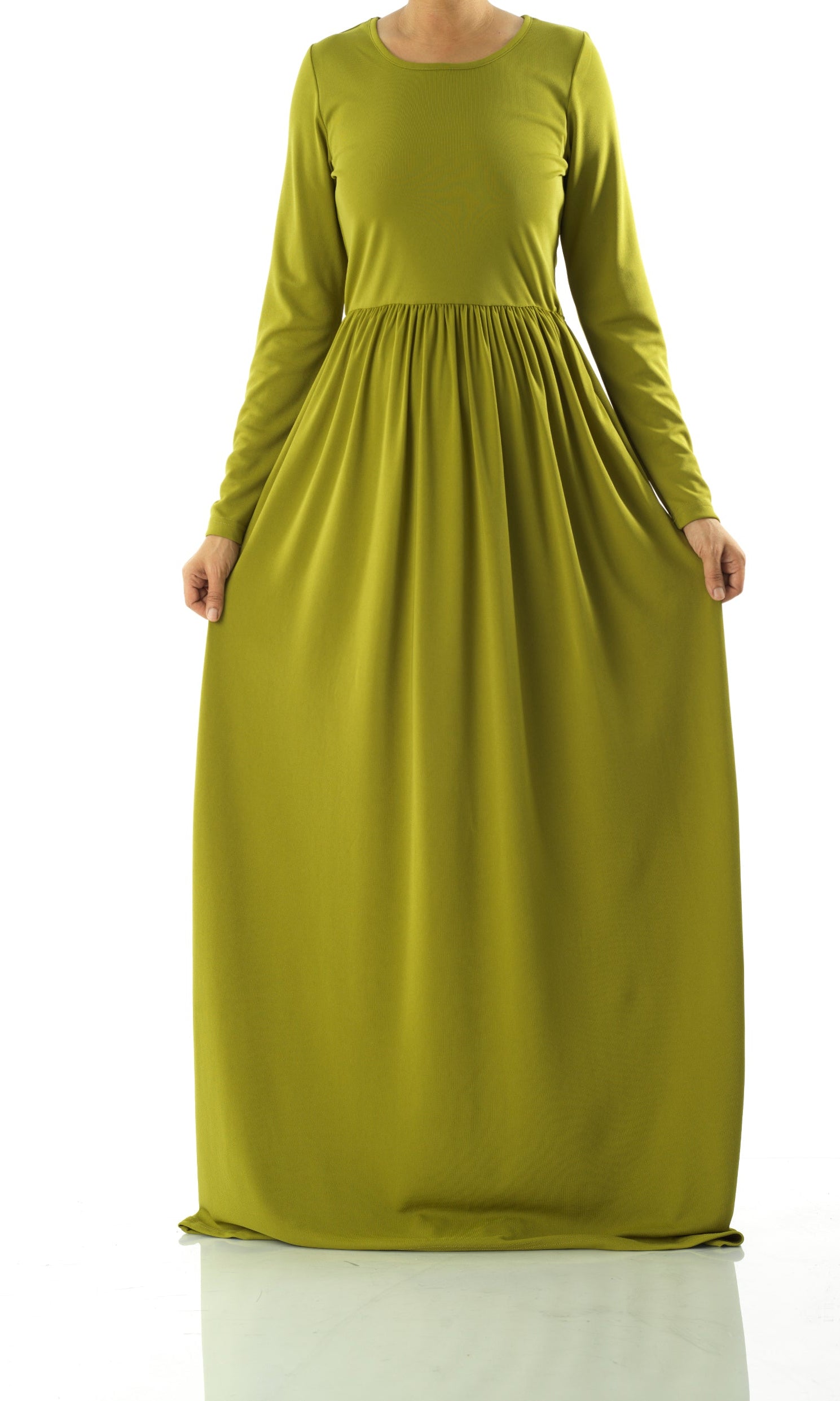 Zaytoon original Milk Silk Maxi Dress Kabayare