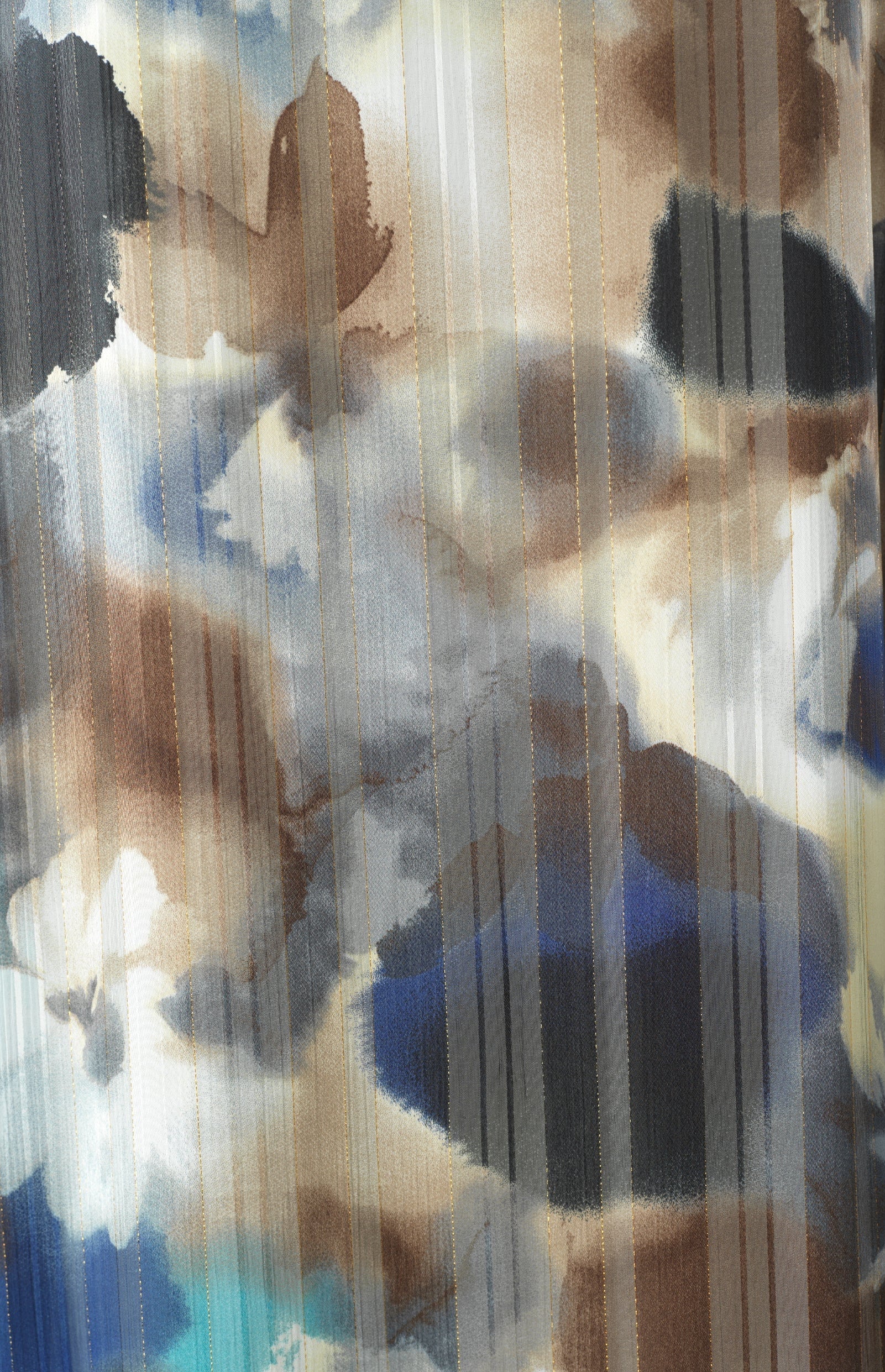 Zohra Earth tone silk chiffon shimmer kaftan abaya Kabayare