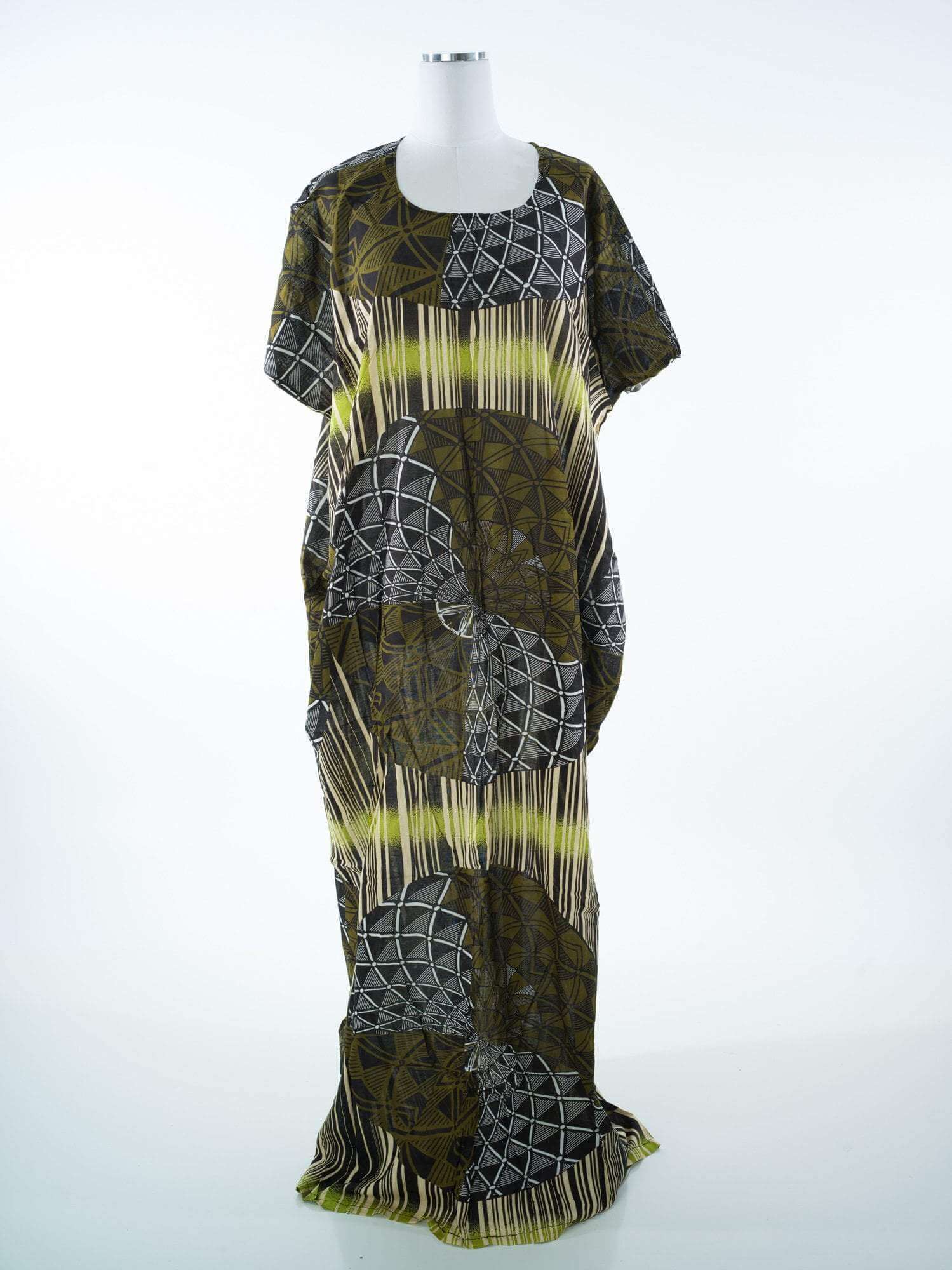 Abstract Art Print Bati Dress Kabayare