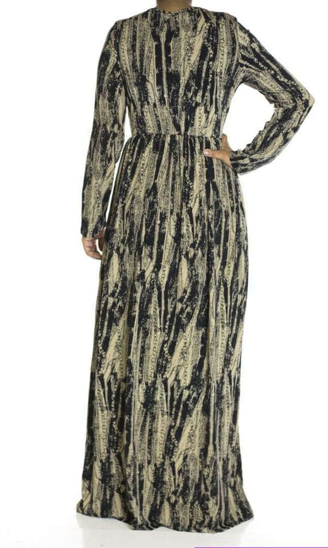 Almond Branches maxi dress Kabayare