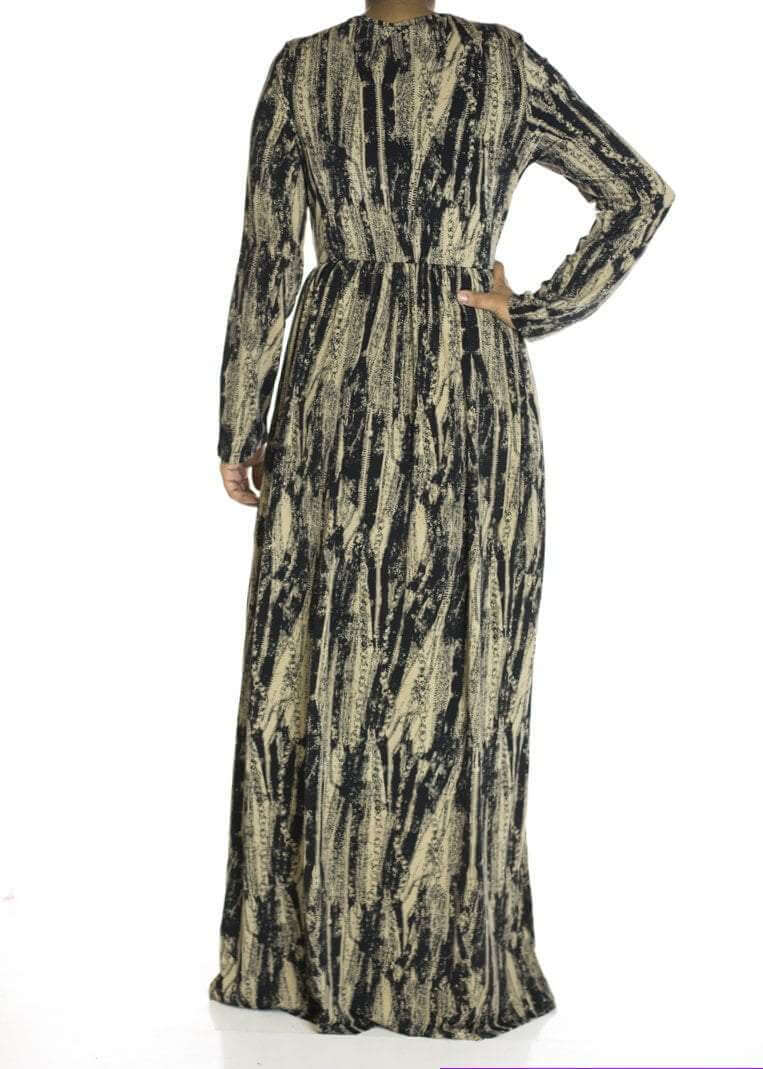 Almond Branches maxi dress Kabayare