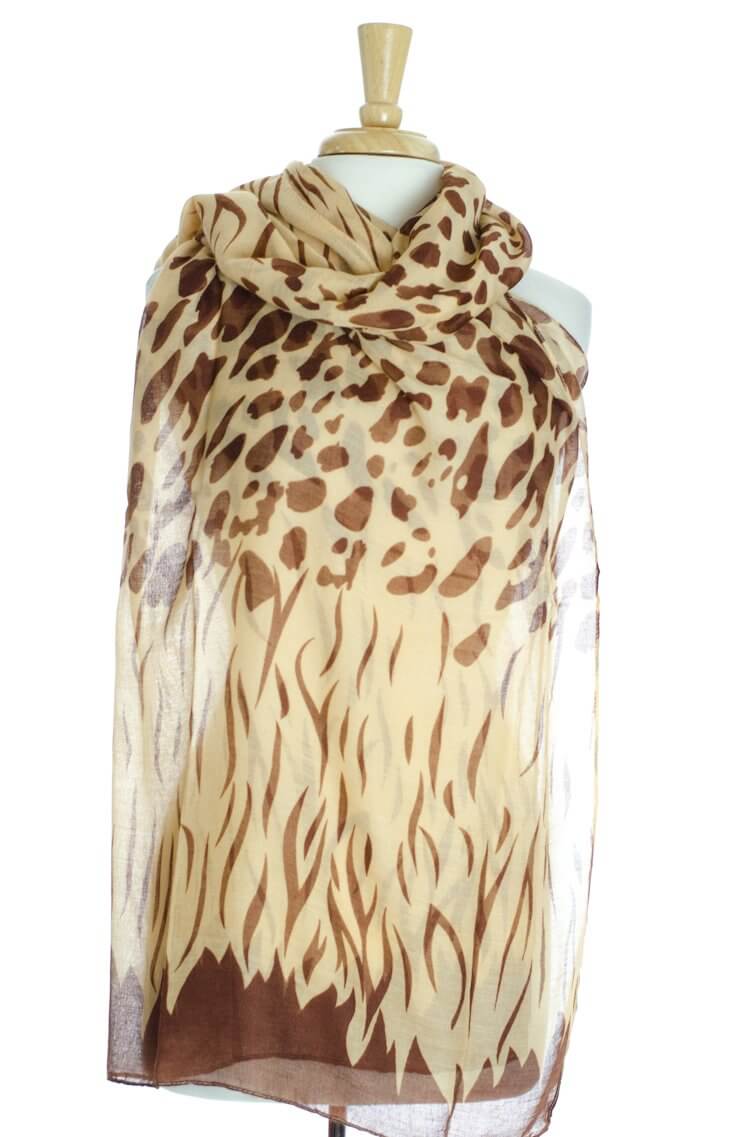 Animal Print Maxi Hijab Kabayare