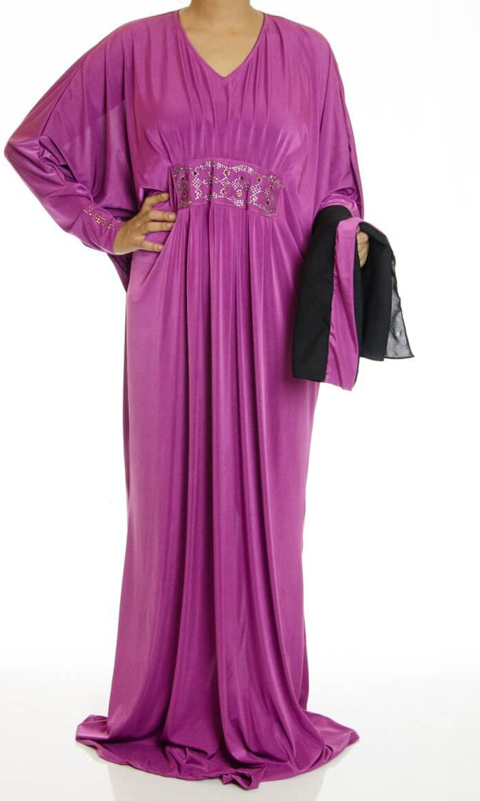 Asma Butterfly Jersey Abaya Kabayare