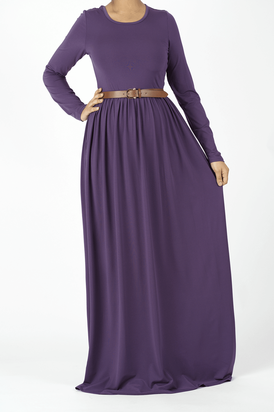 Auburn Milk silk Maxi dress (SOFT) Kabayare