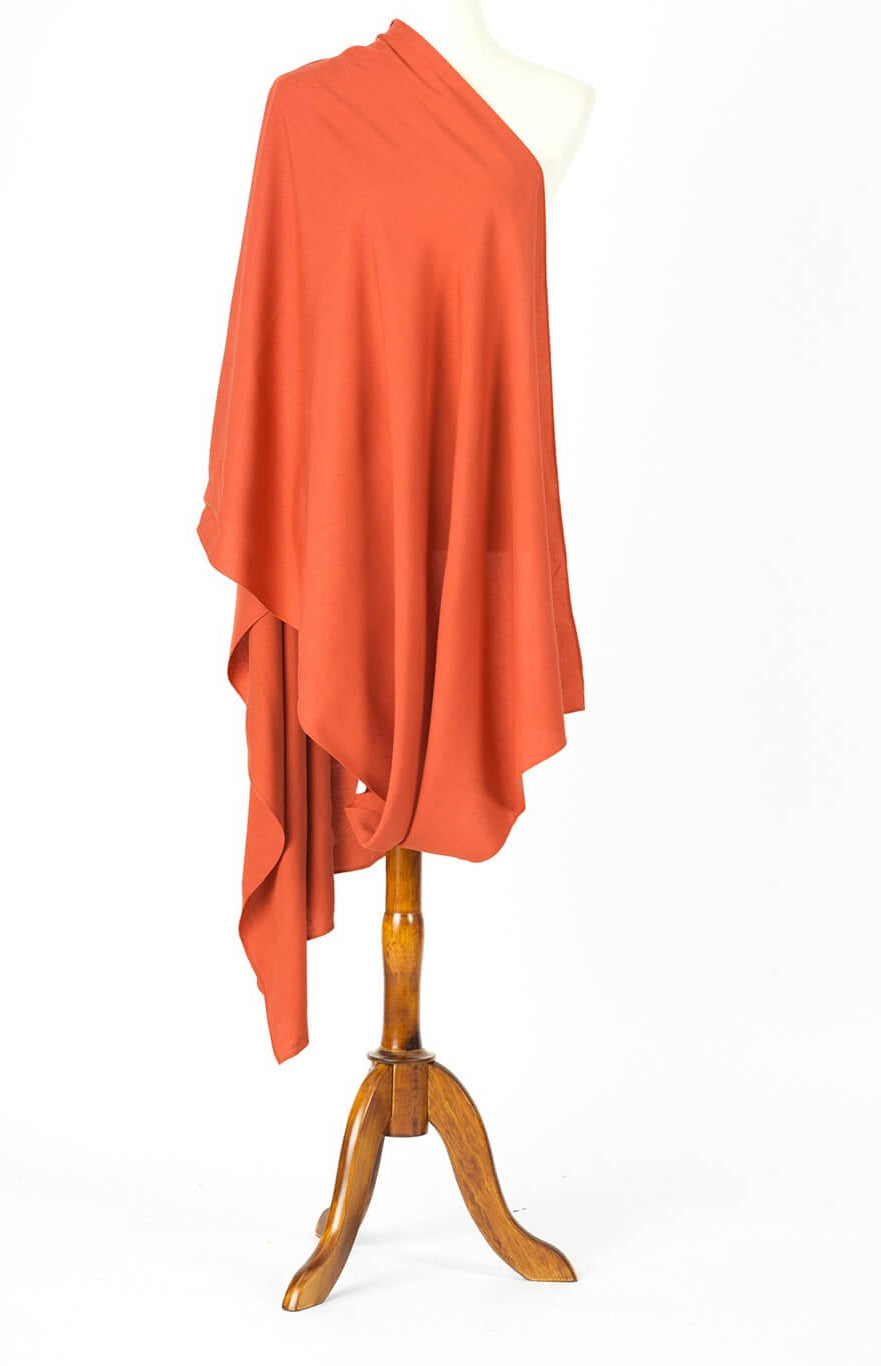 Auburn Orange Premium Rayon Hijab Kabayare