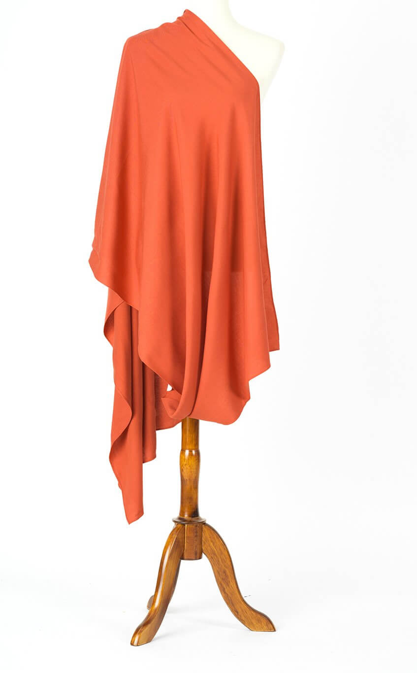 Auburn Orange Premium Rayon Hijab Kabayare