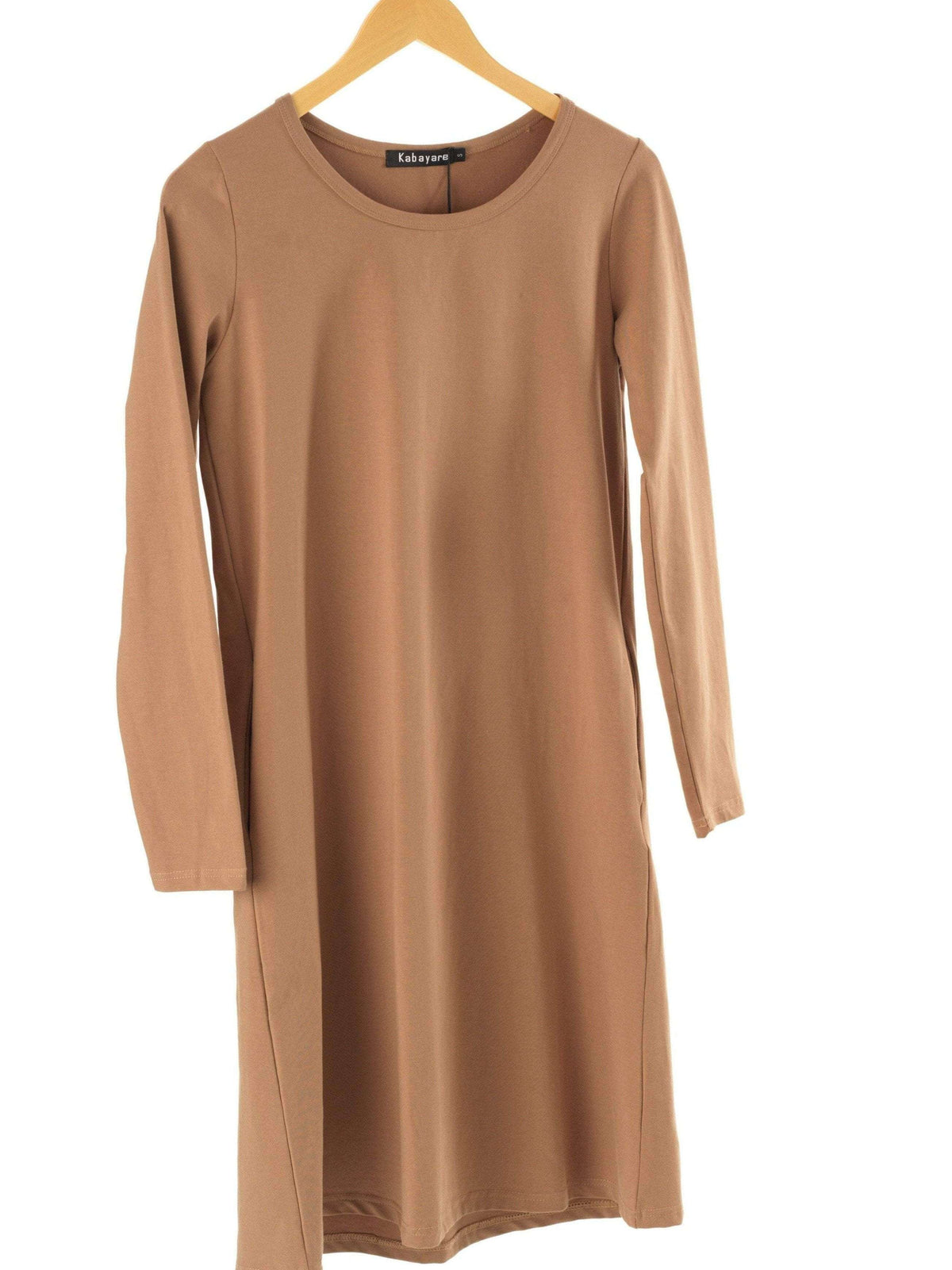 Basic Long sleeve cotton Midi top Kabayare