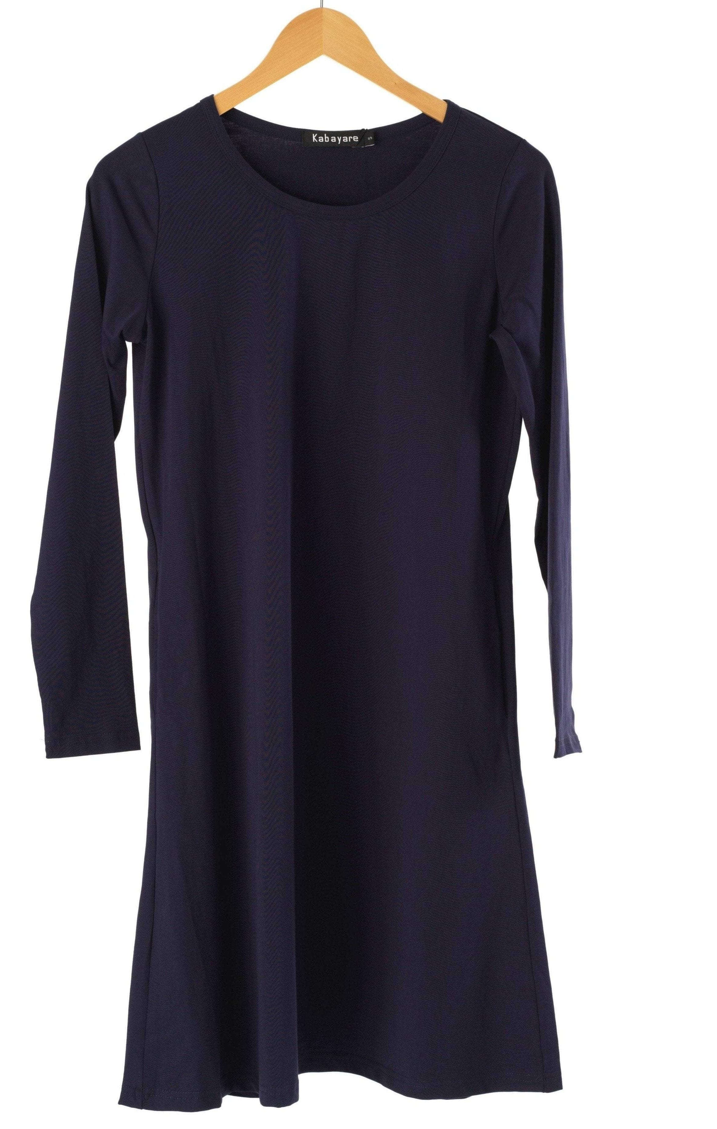 Basic Long sleeve cotton Midi top Kabayare