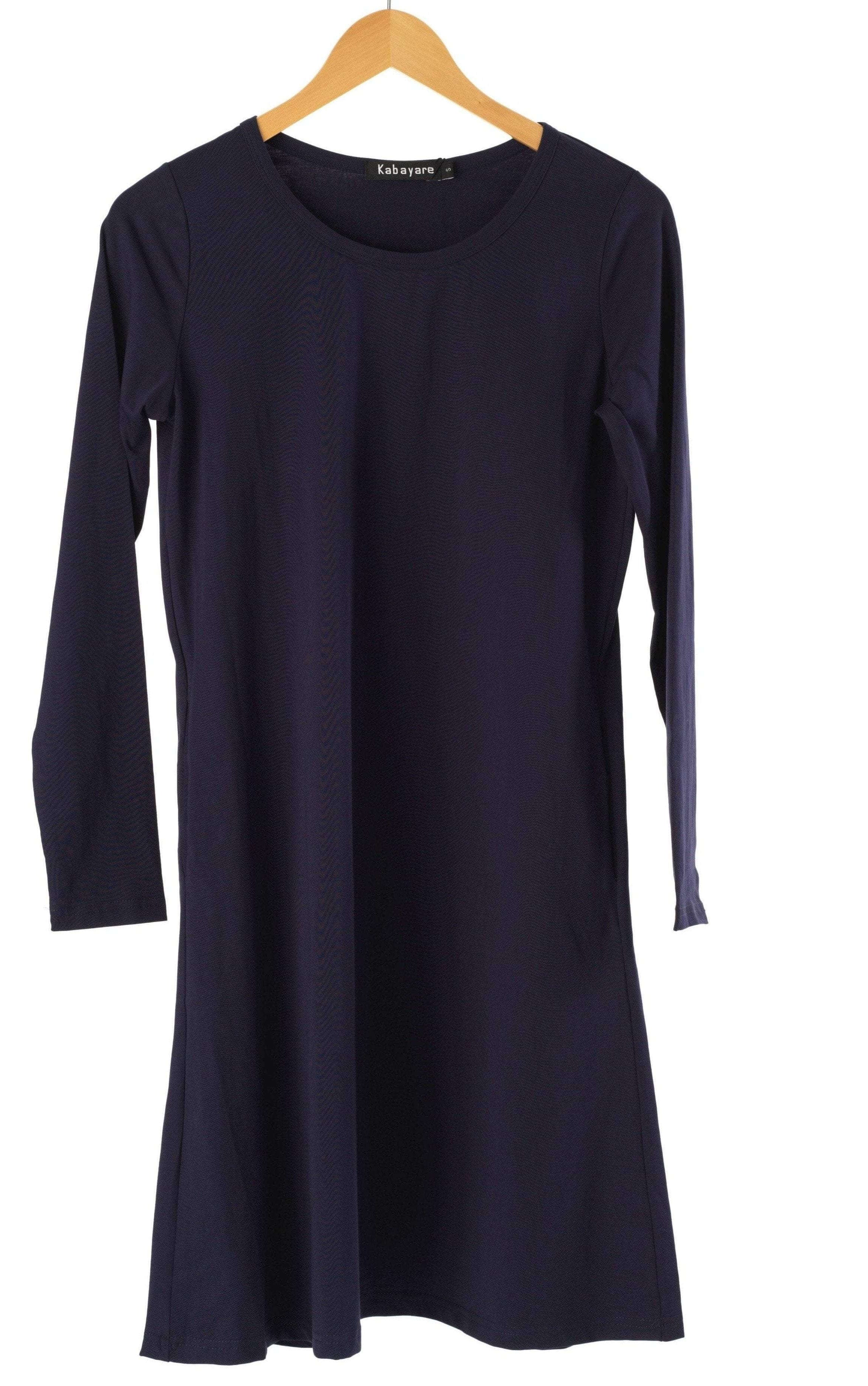 Basic Long sleeve cotton Midi top Kabayare