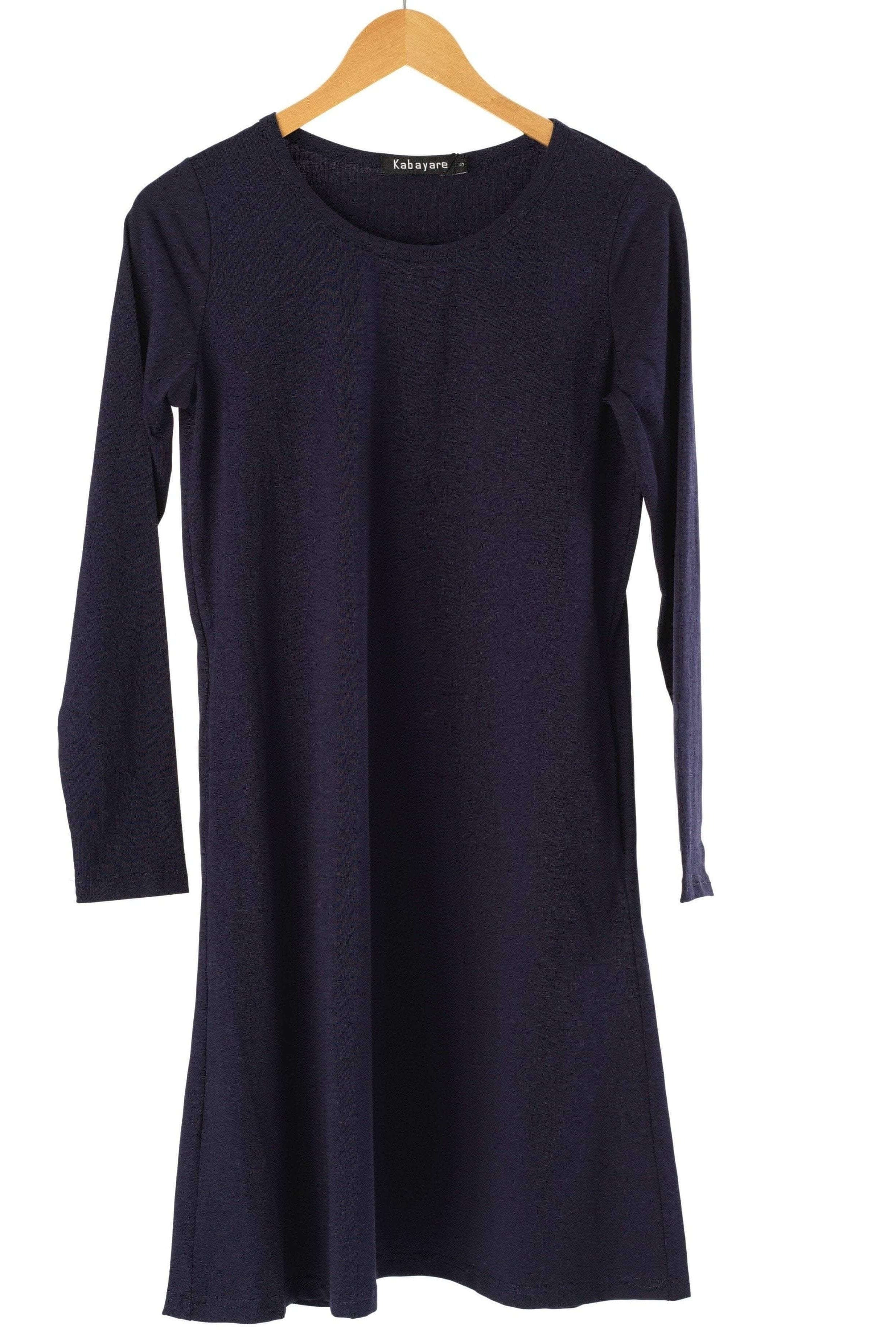 Basic Long sleeve cotton Midi top Kabayare