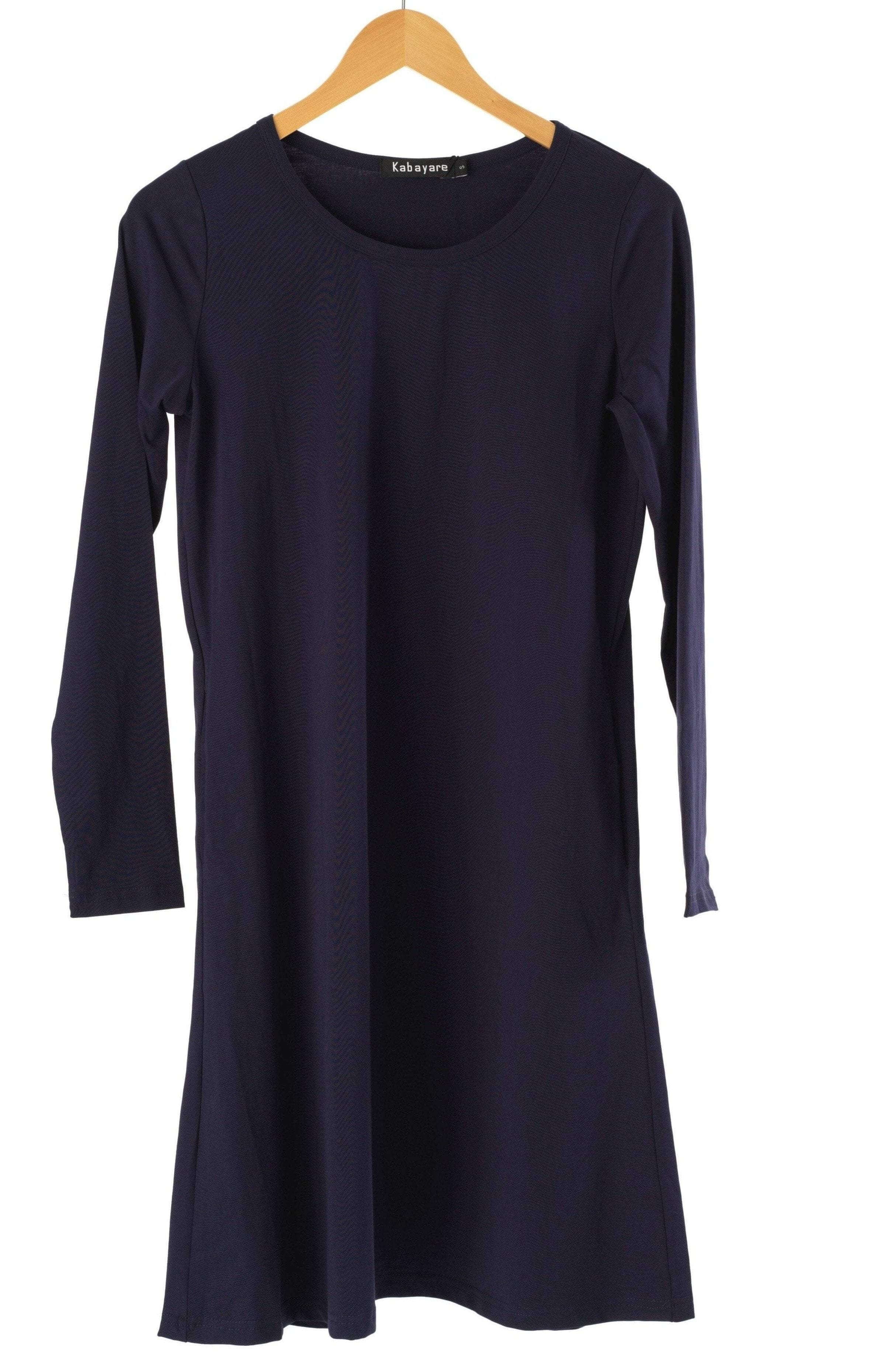 Basic Long sleeve cotton Midi top Kabayare