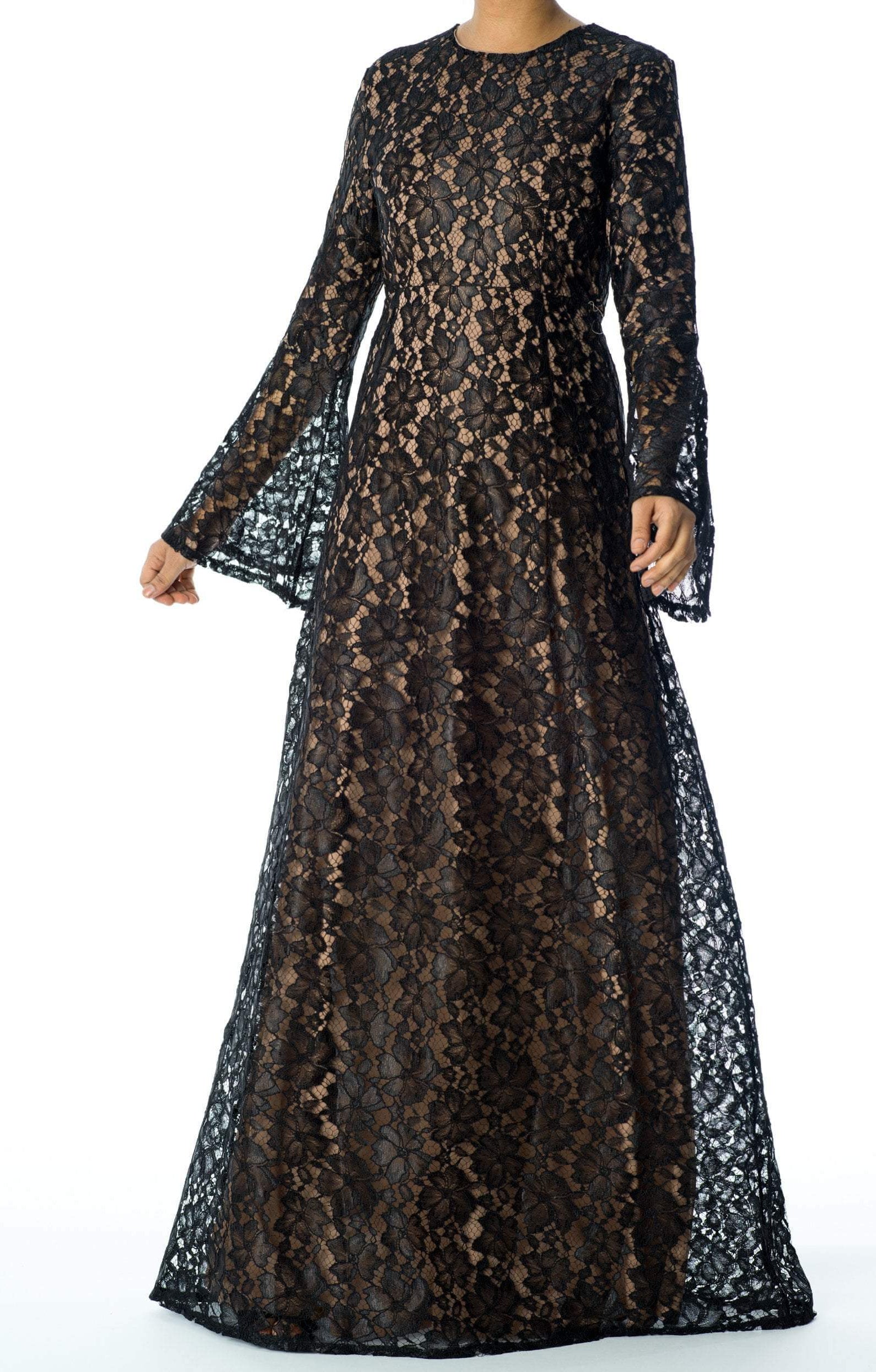 Bella Bell Sleeve lace Maxi dress Kabayare