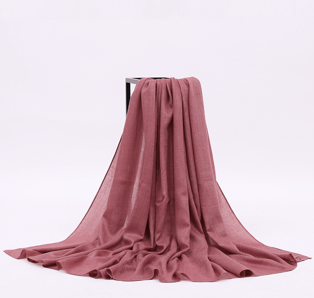 Berry Solid Viscose hijab Kabayare