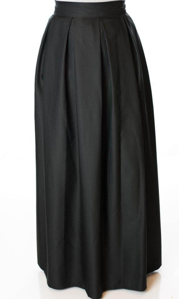 Black A- Line Maxi Skirt Kabayare