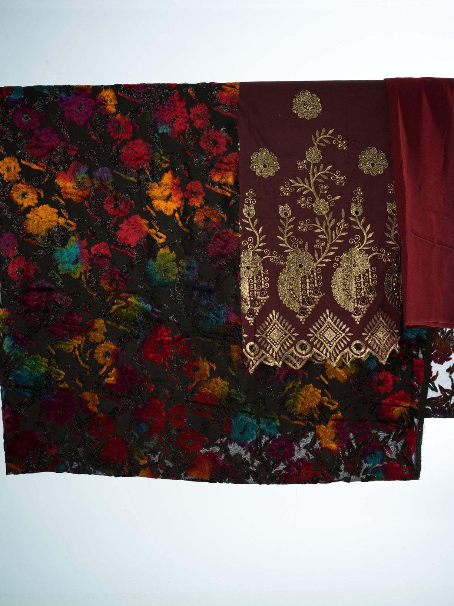 Black and Brown colorful Maqbal Dirac Kabayare