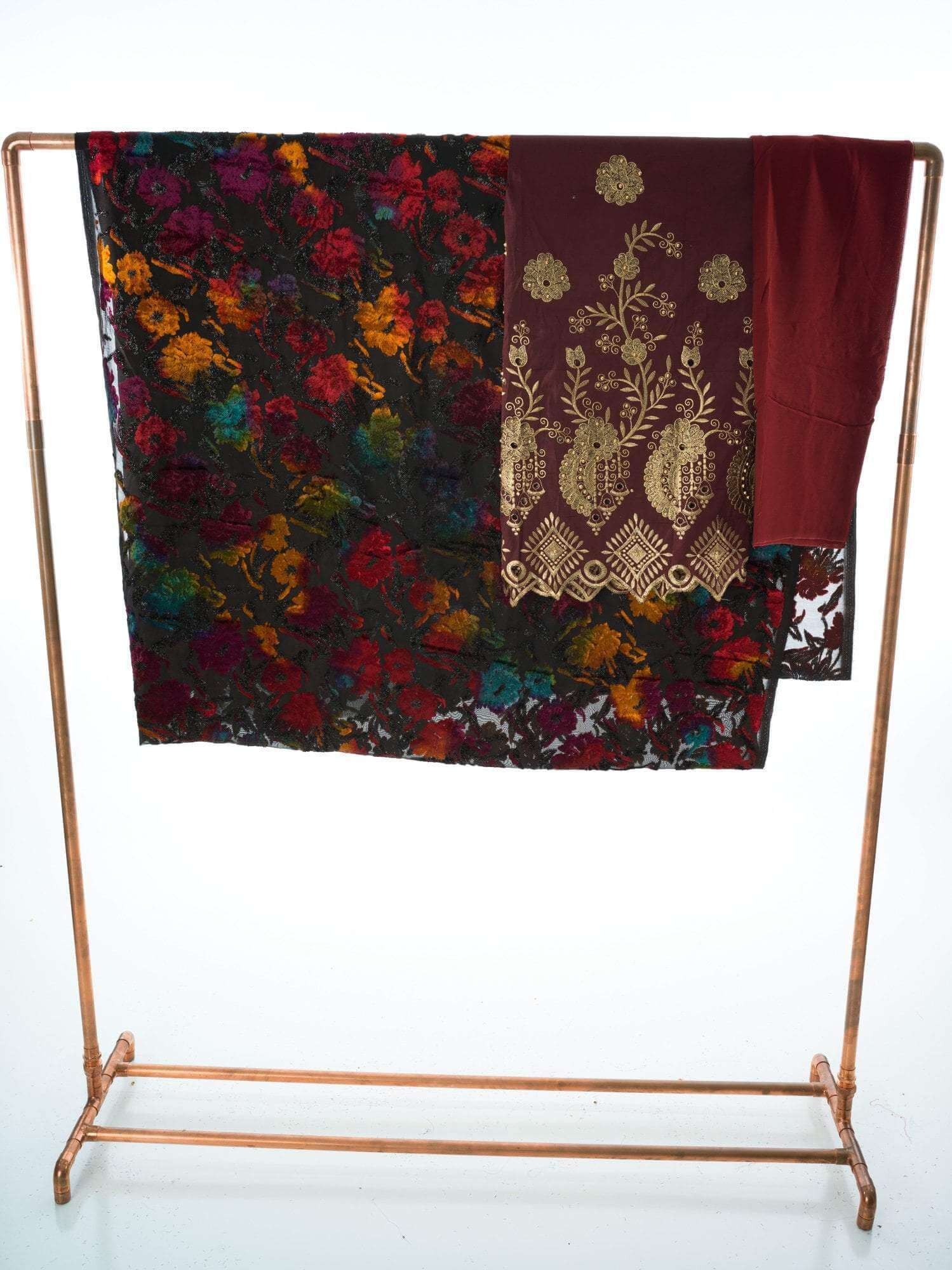 Black and Brown colorful Maqbal Dirac Kabayare