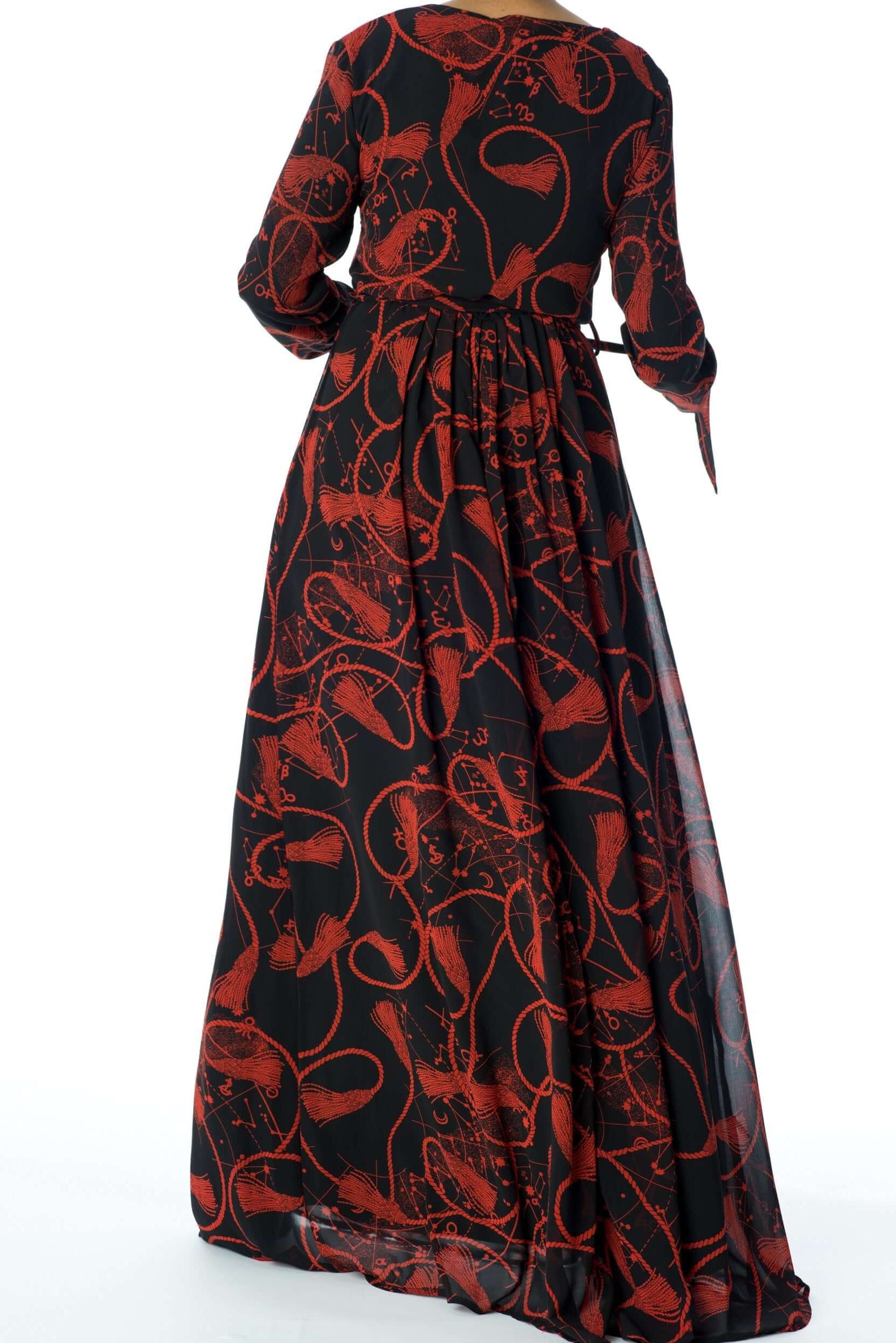 Black and Red Essence of Style dress Kabayare