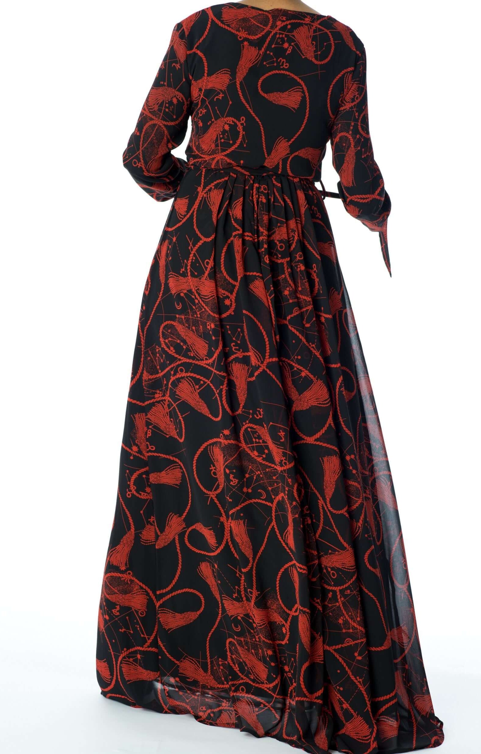 Black and Red Essence of Style dress Kabayare