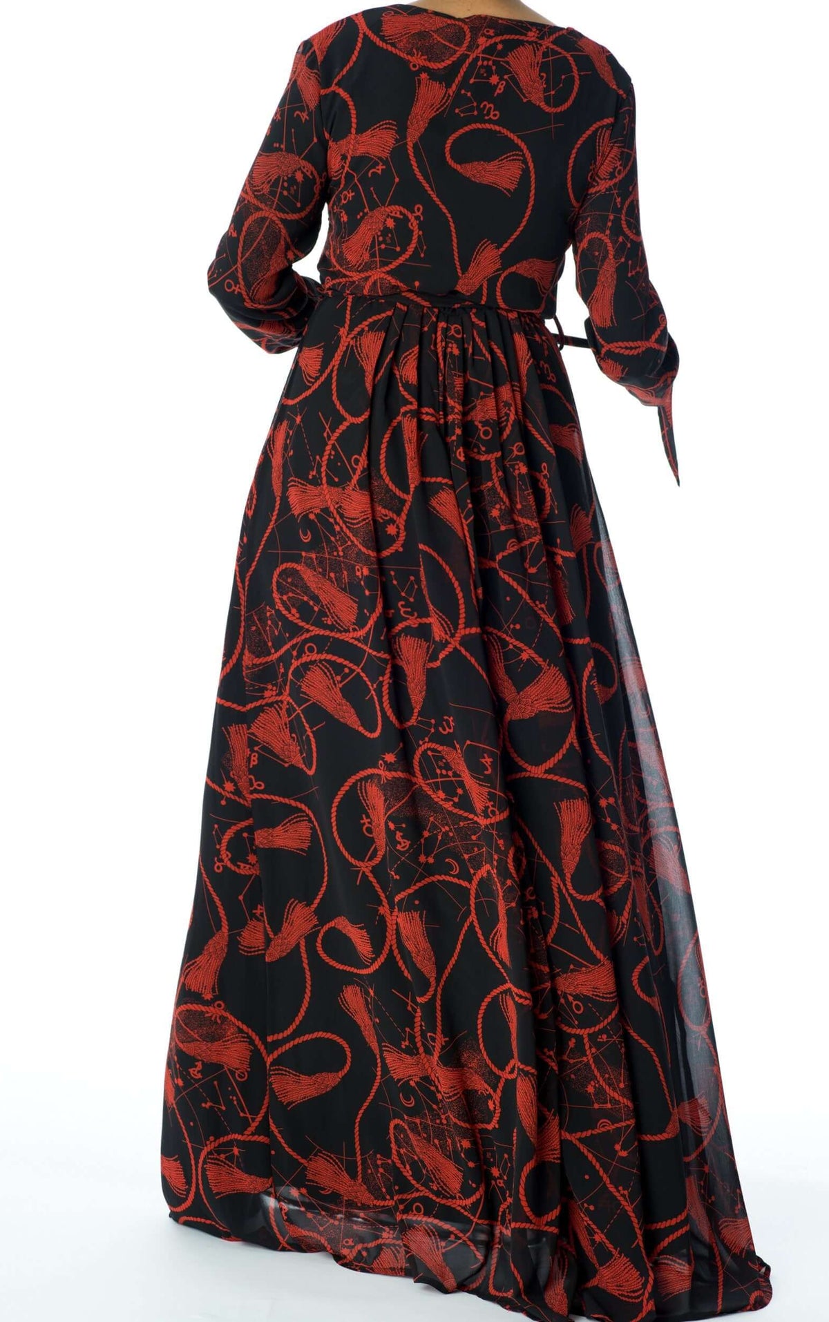 Black and Red Essence of Style dress Kabayare
