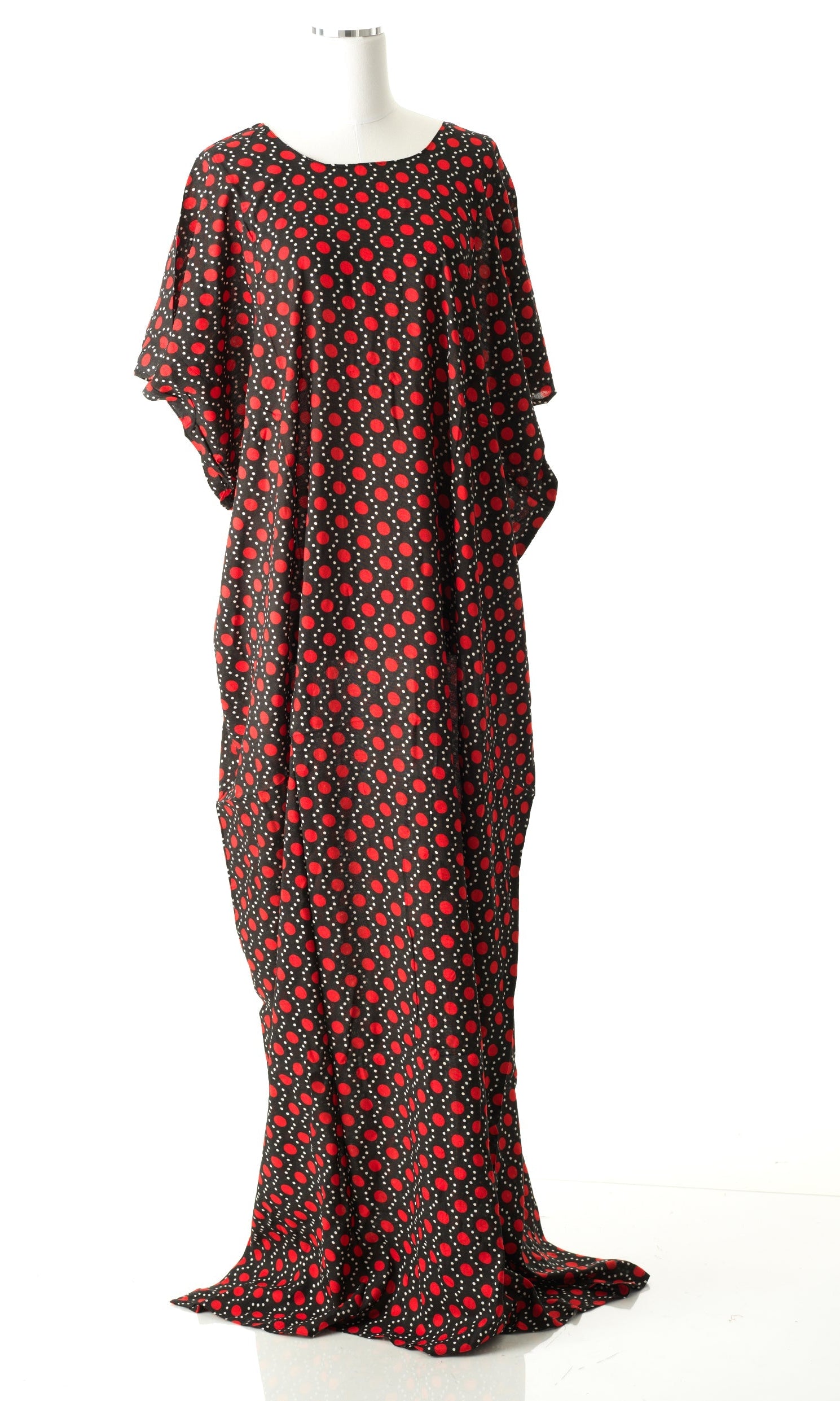 Black and red New Polka bati dress Kabayare