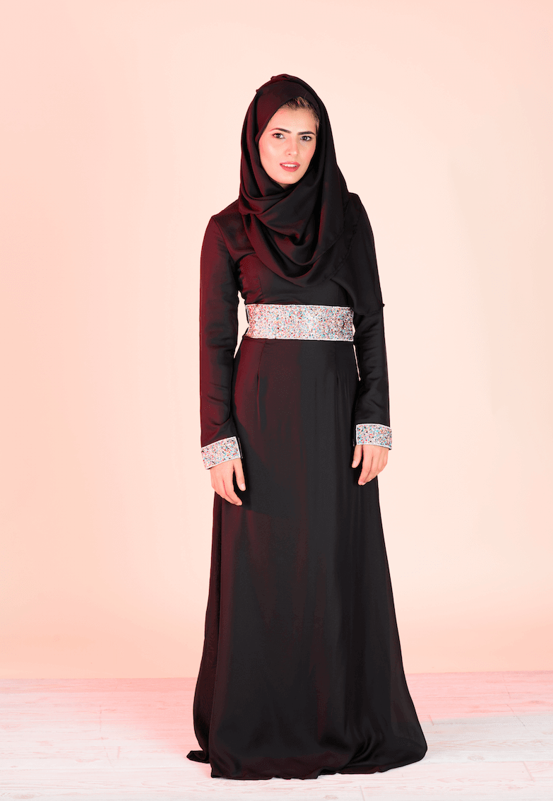 Black Crystals Dress Kabayare