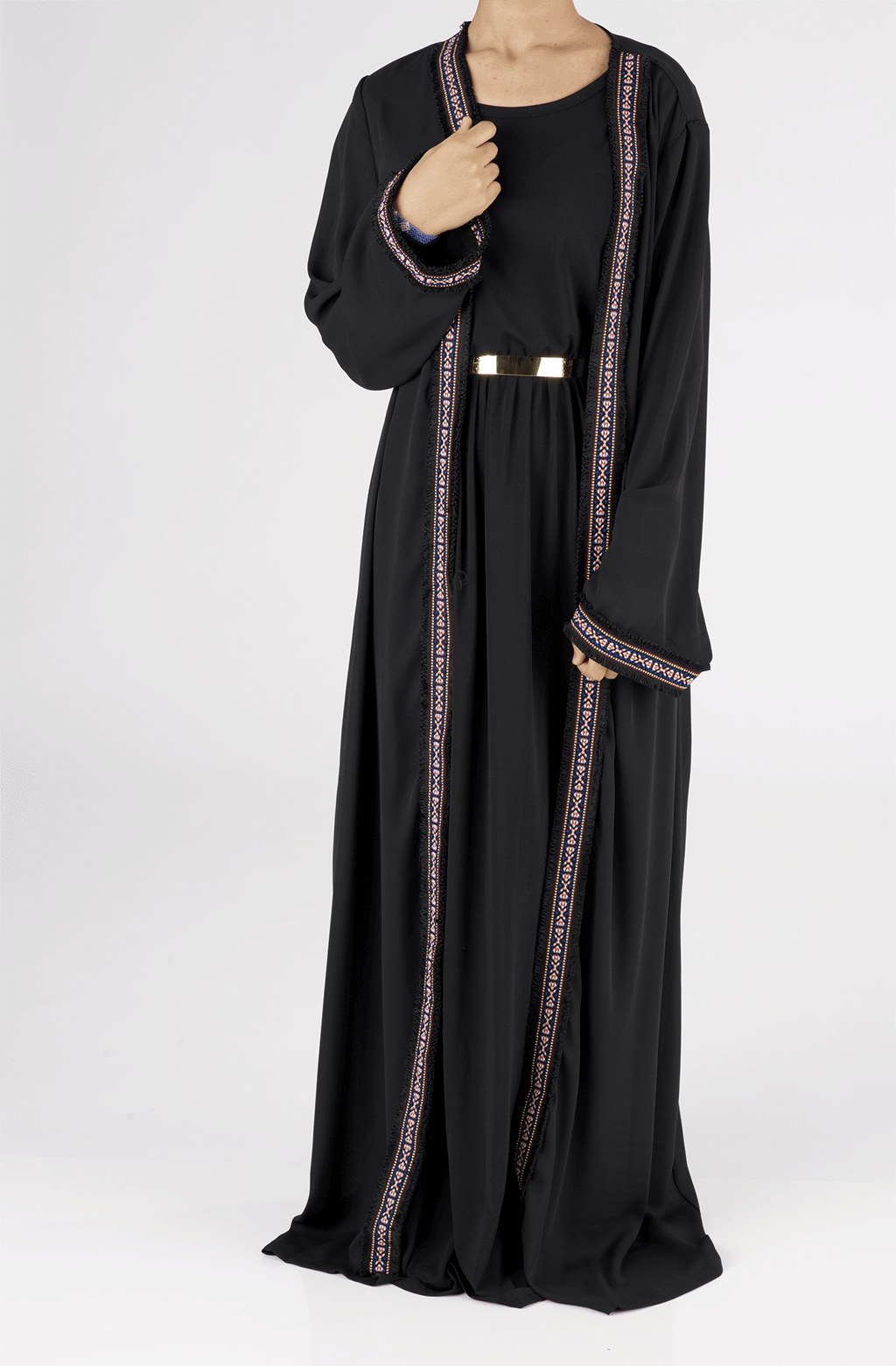 Black Elegance Kimono Kabayare