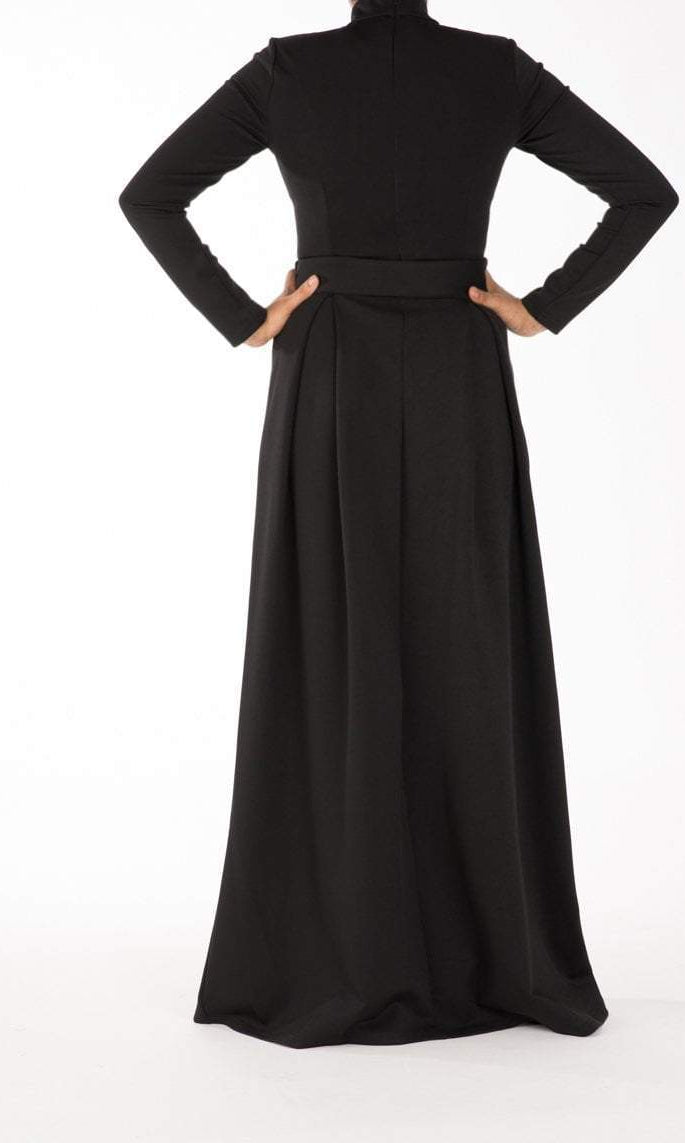 Black Elite Maxi Dress Kabayare